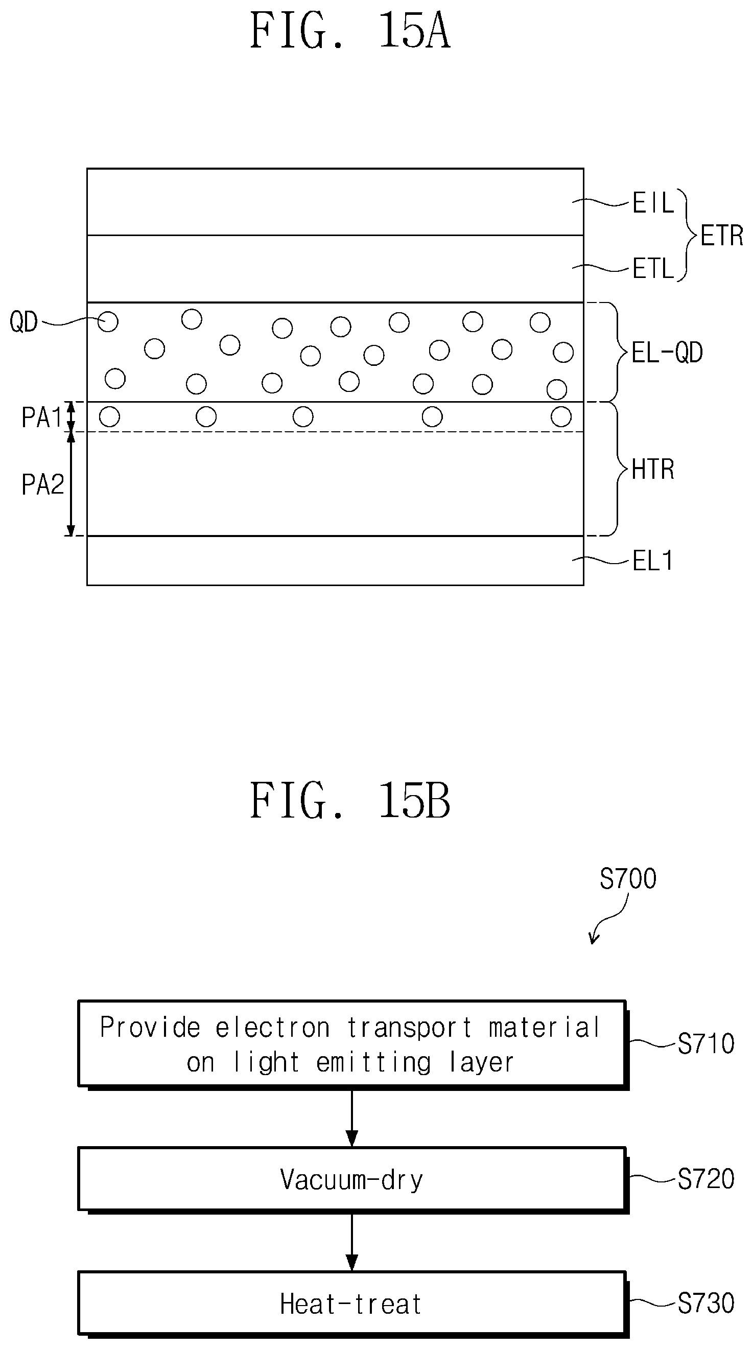 Patent US12414427 Figure 13 – Light-emitting element comprising quantum dots, display device including the same, and manufacturing method of the light-emitting element