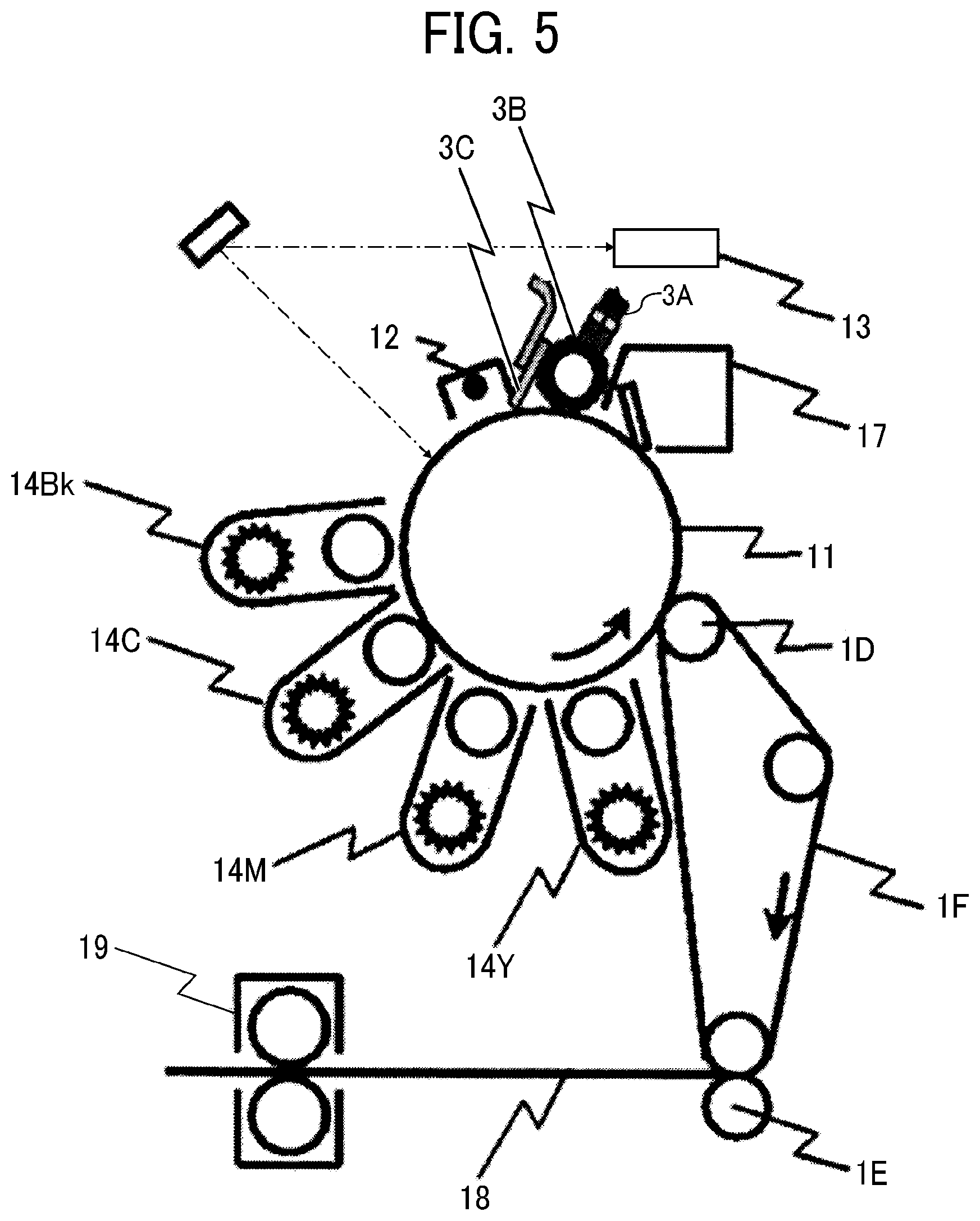 Patent US12414429 Figure 5 – Metal oxide particles having p-type semiconductivity, electronic device using the same, method for manufacturing electronic device, and image forming apparatus