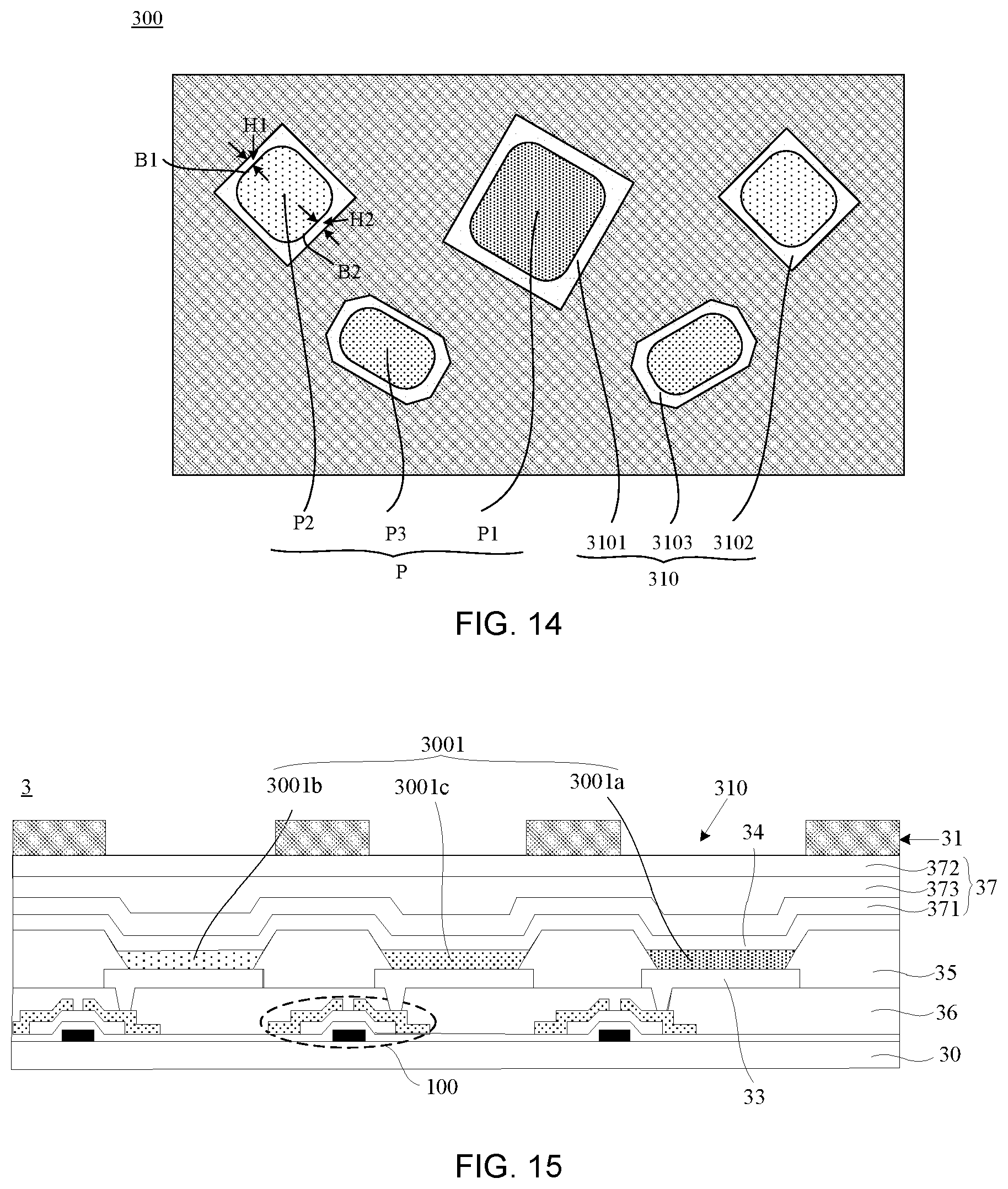 Patent US12414434 Figure 7 – Display panel having different opening lengths and light-emitting lengths and manufacturing method therefor, and display device