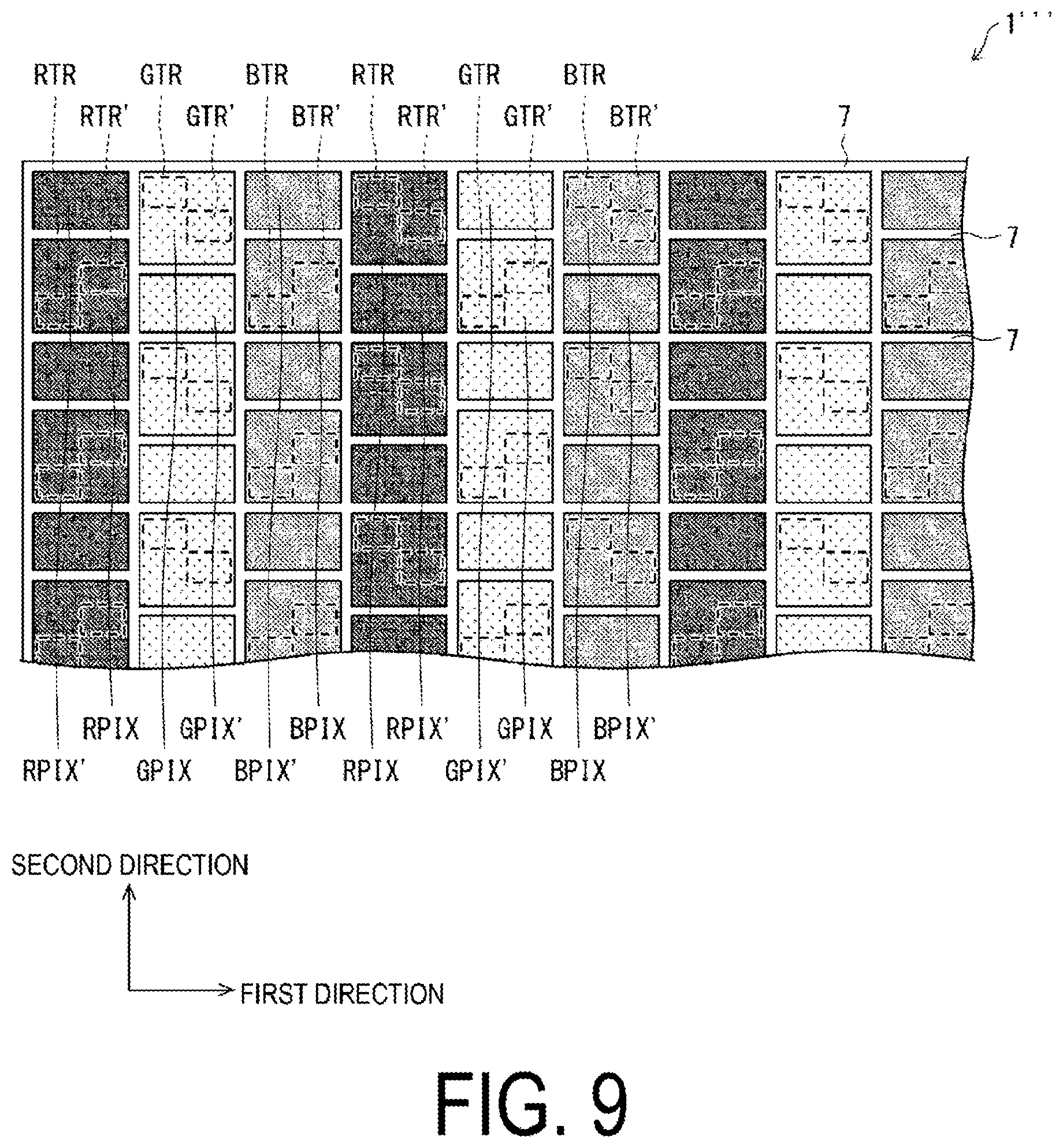 Patent US12414436 Figure 9 – Display device