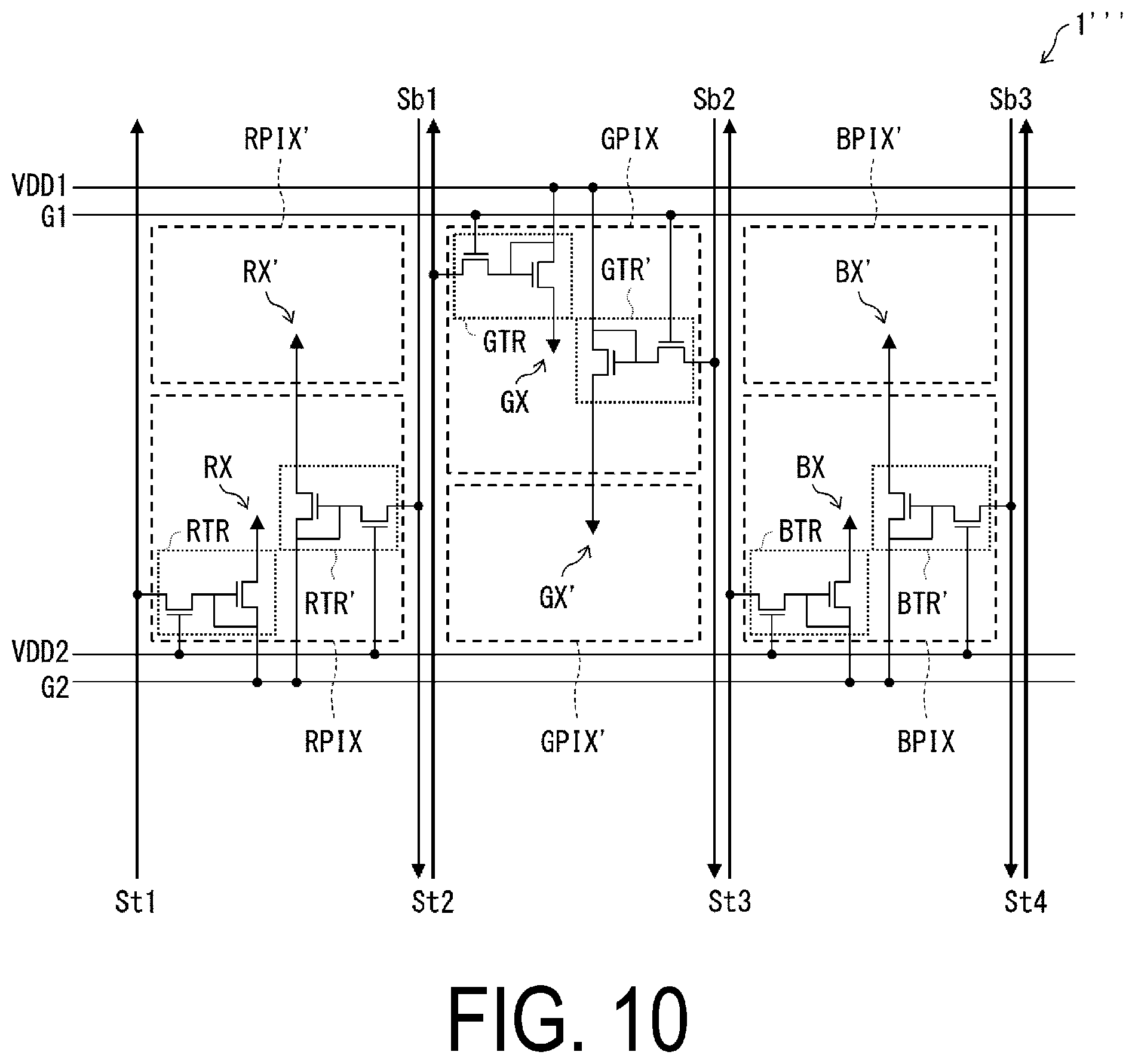 Patent US12414436 Figure 10 – Display device