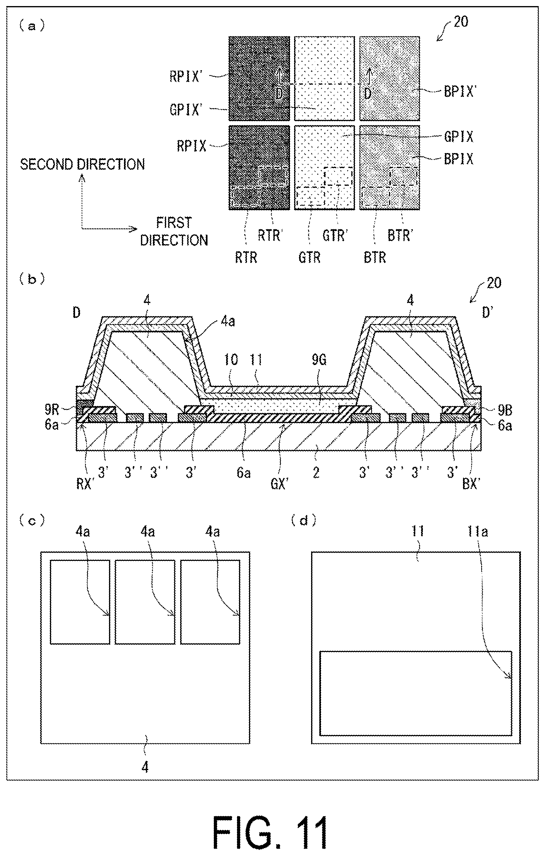 Patent US12414436 Figure 11 – Display device