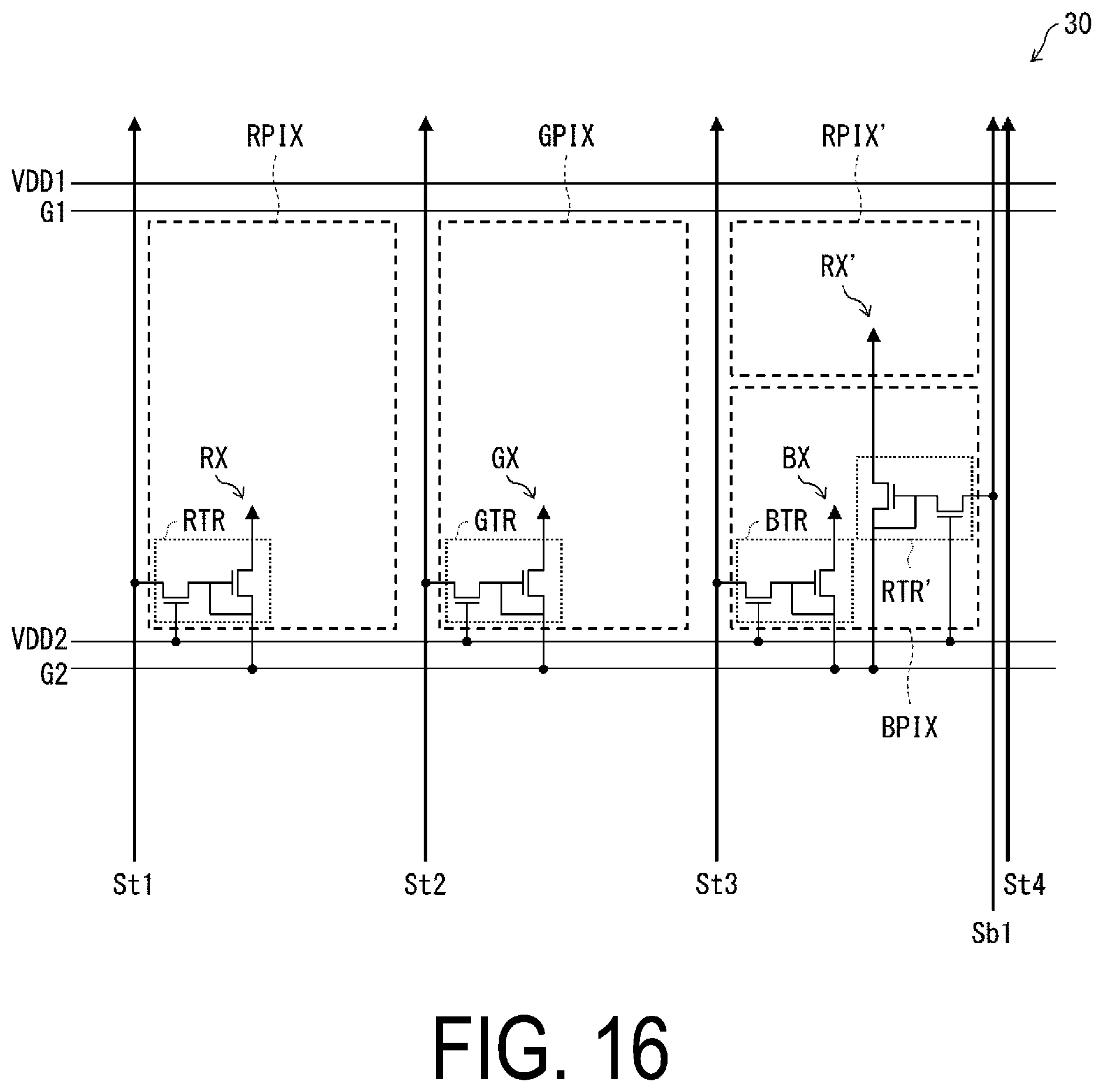 Patent US12414436 Figure 15 – Display device