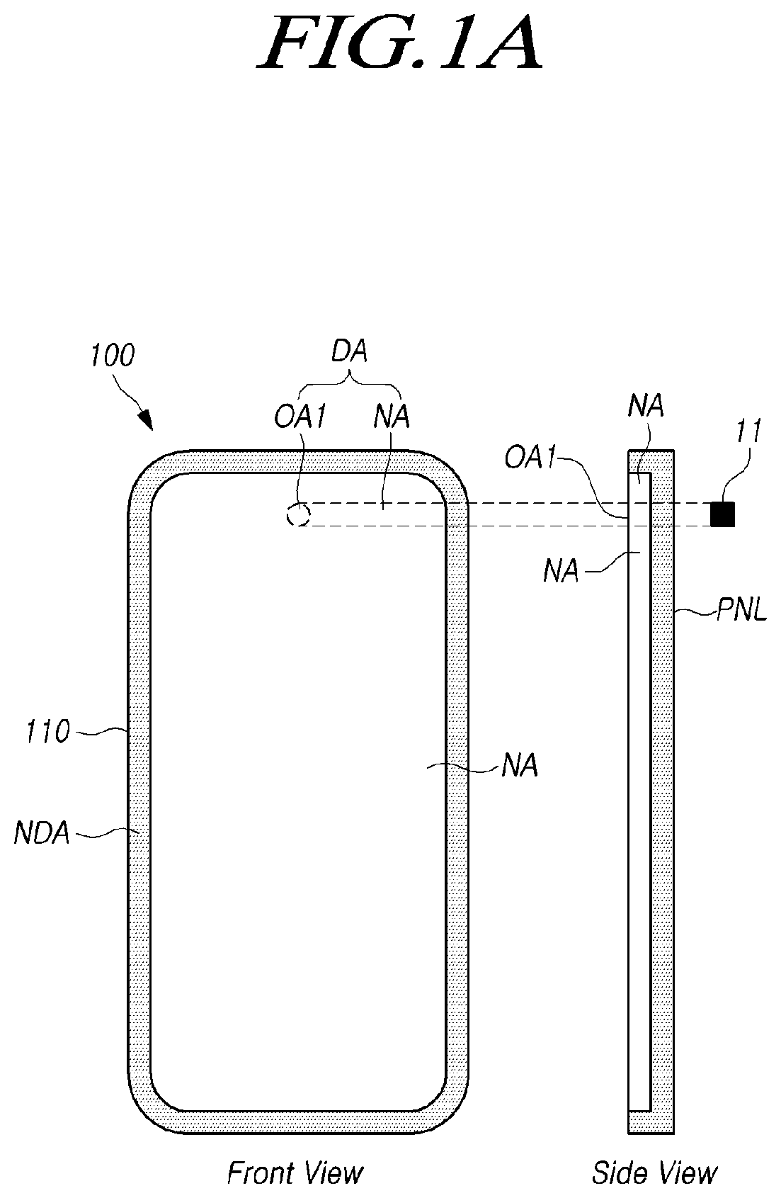 Patent US12414438 — Display device — Figure 1