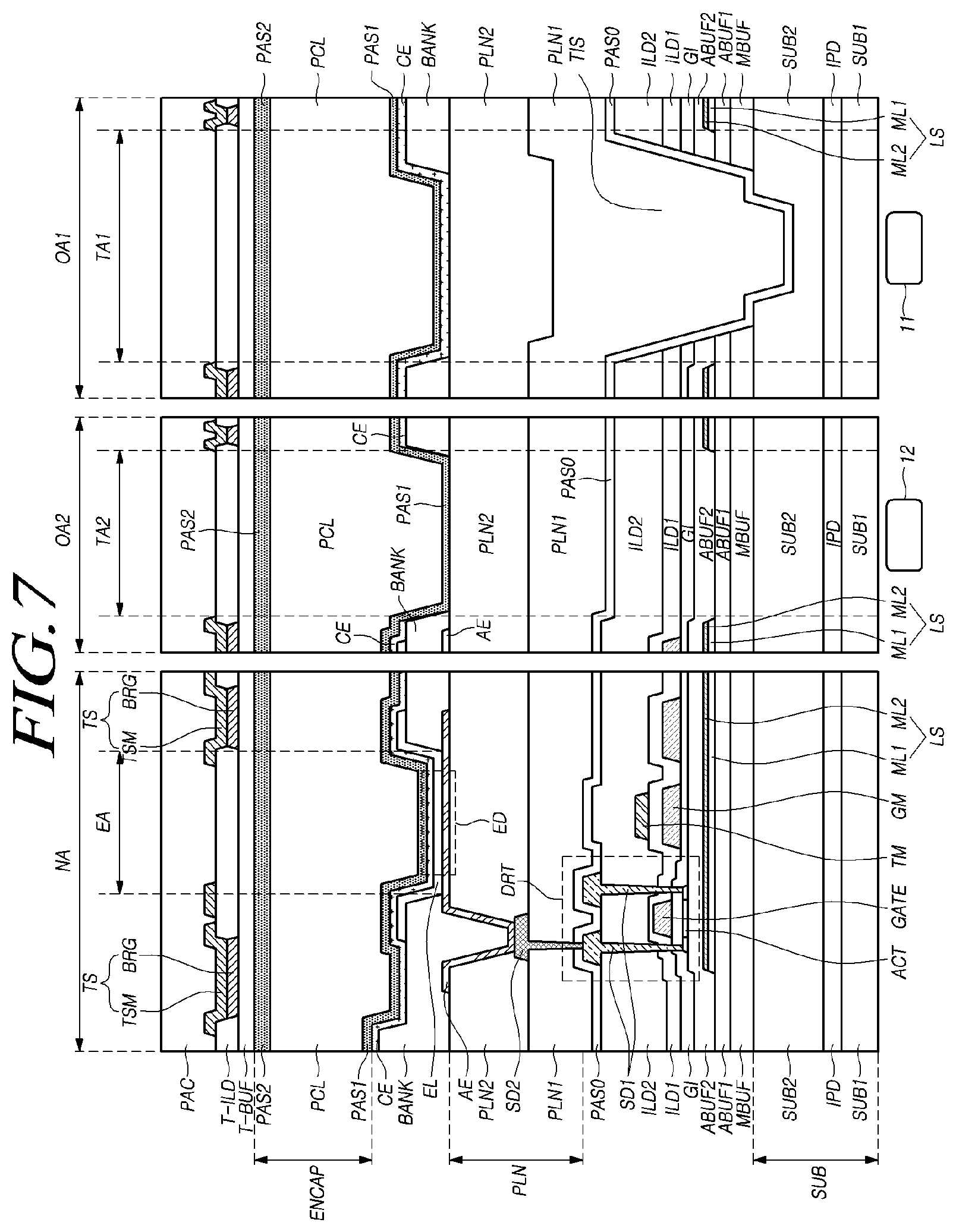 Patent US12414438 Figure 10 – Display device