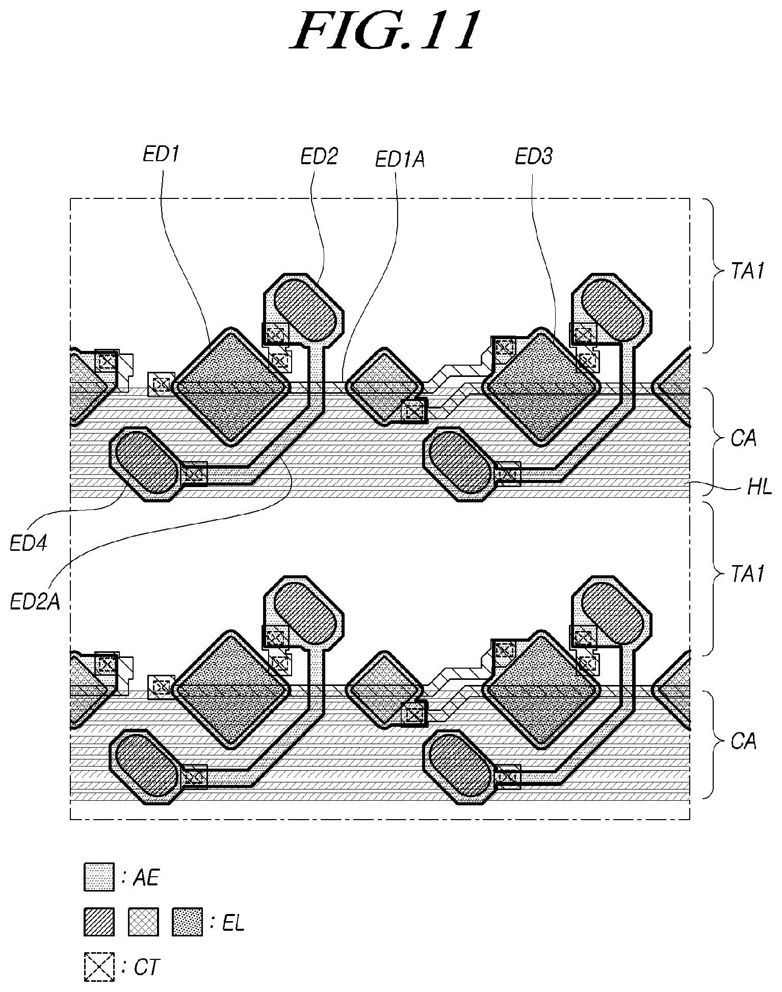 Patent US12414438 Figure 14 – Display device