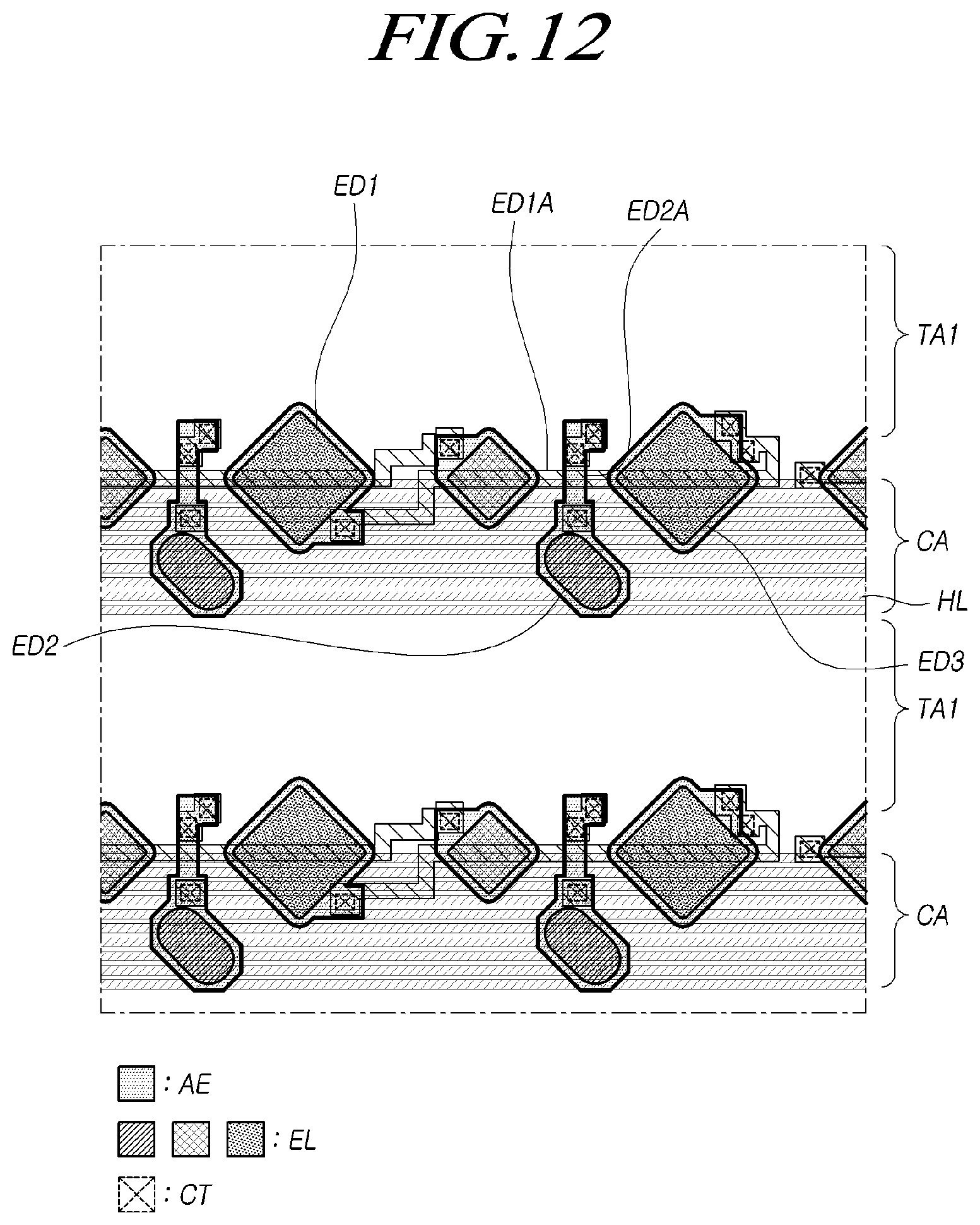 Patent US12414438 Figure 15 – Display device