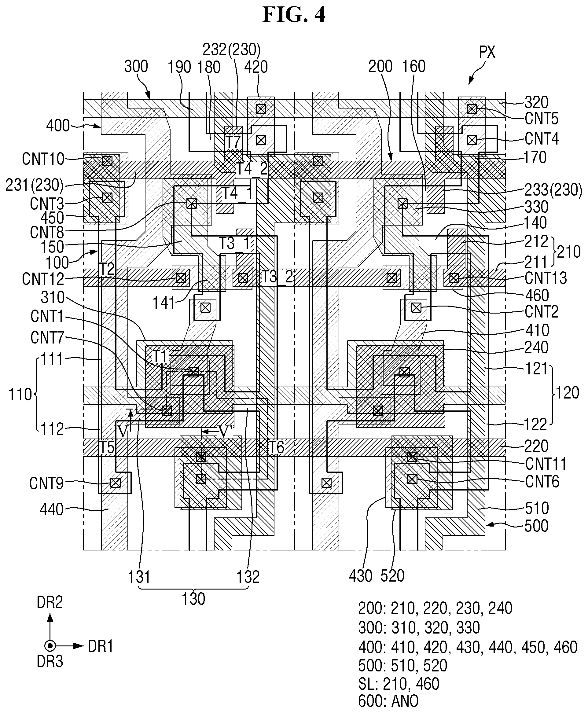 Patent US12414440 Figure 4 – Display device