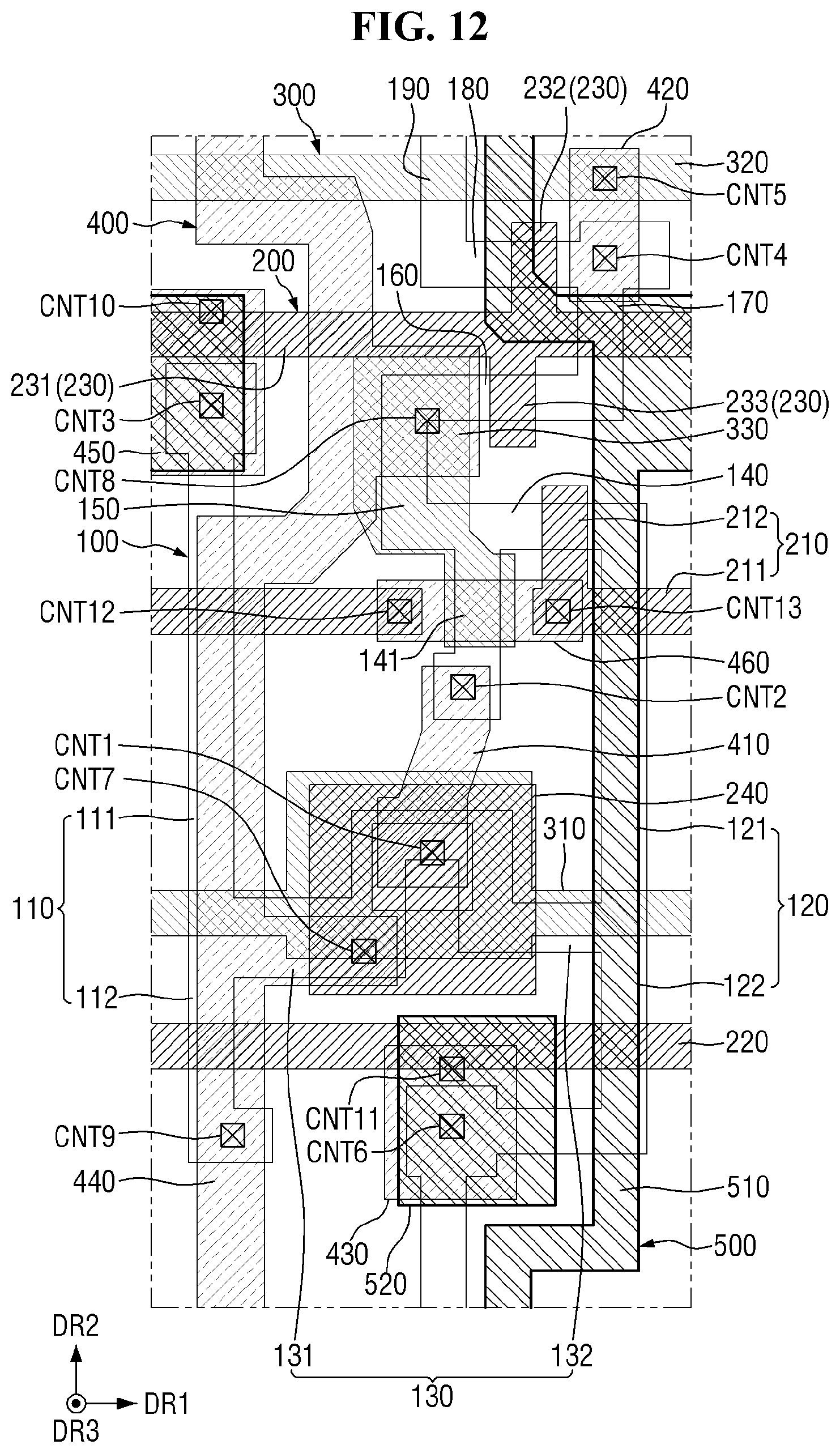 Patent US12414440 Figure 12 – Display device