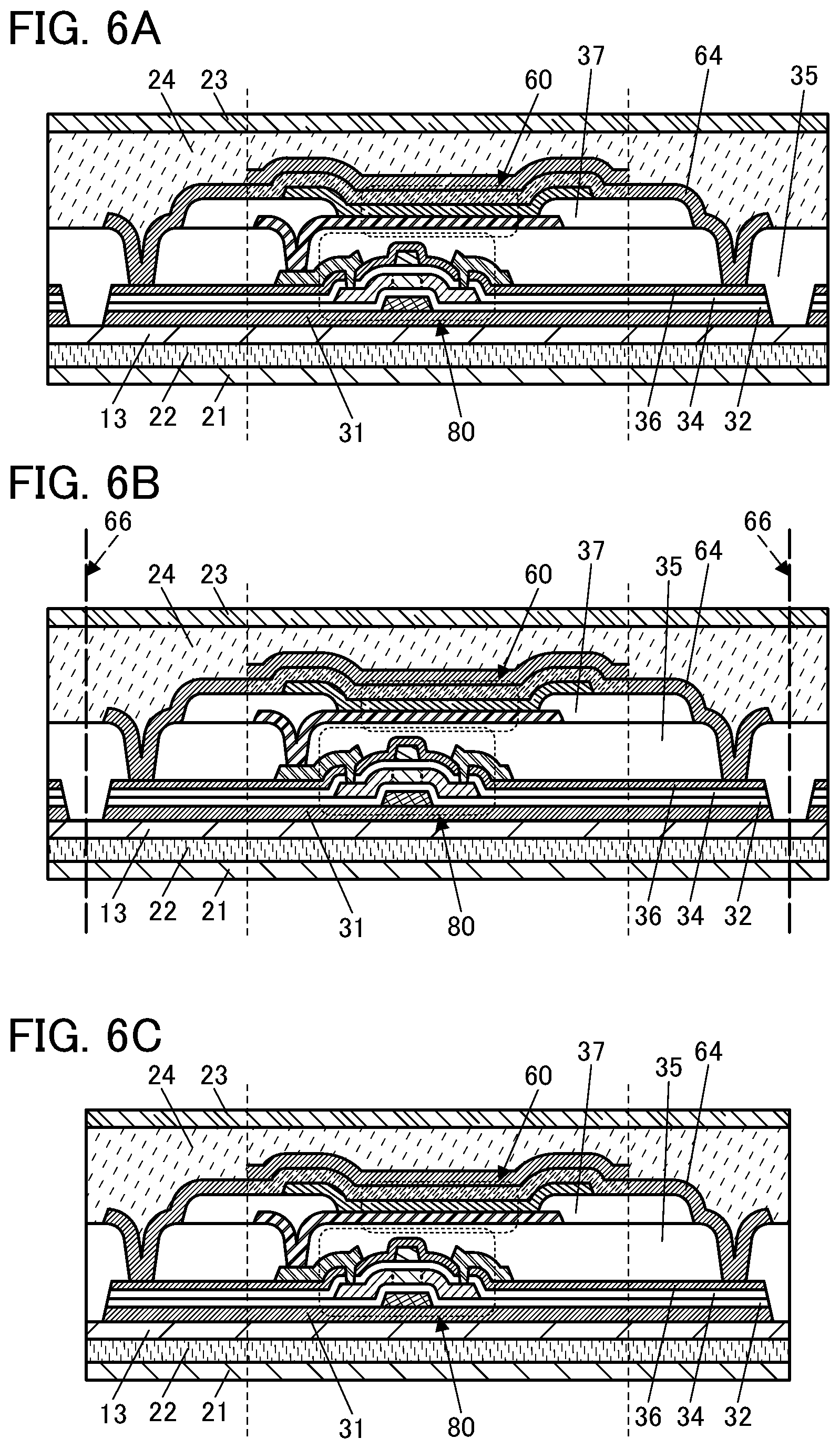 Patent US12414443 Figure 6 – Light-emitting device, light-emitting module, electronic device, and manufacturing method of light-emitting device