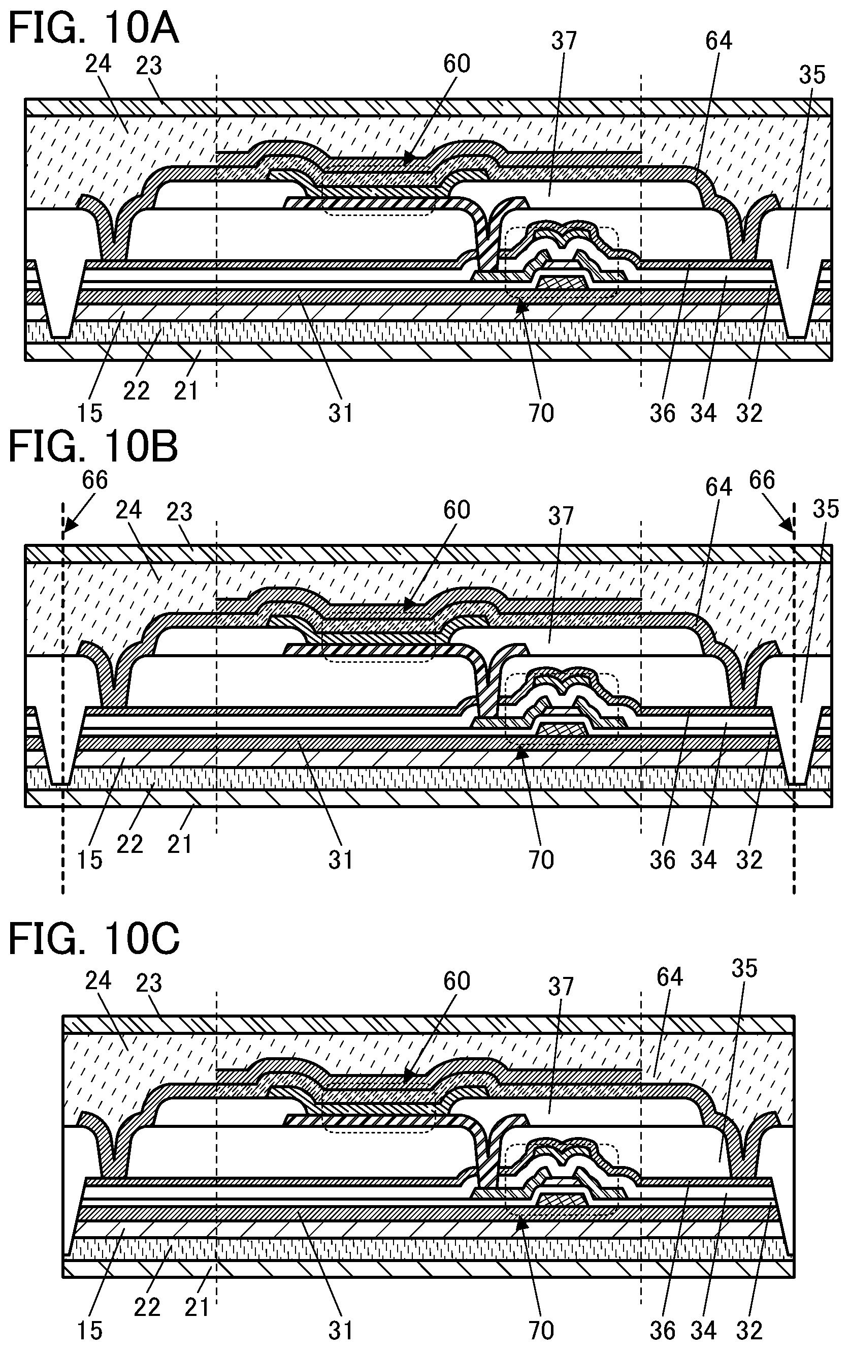 Patent US12414443 Figure 10 – Light-emitting device, light-emitting module, electronic device, and manufacturing method of light-emitting device