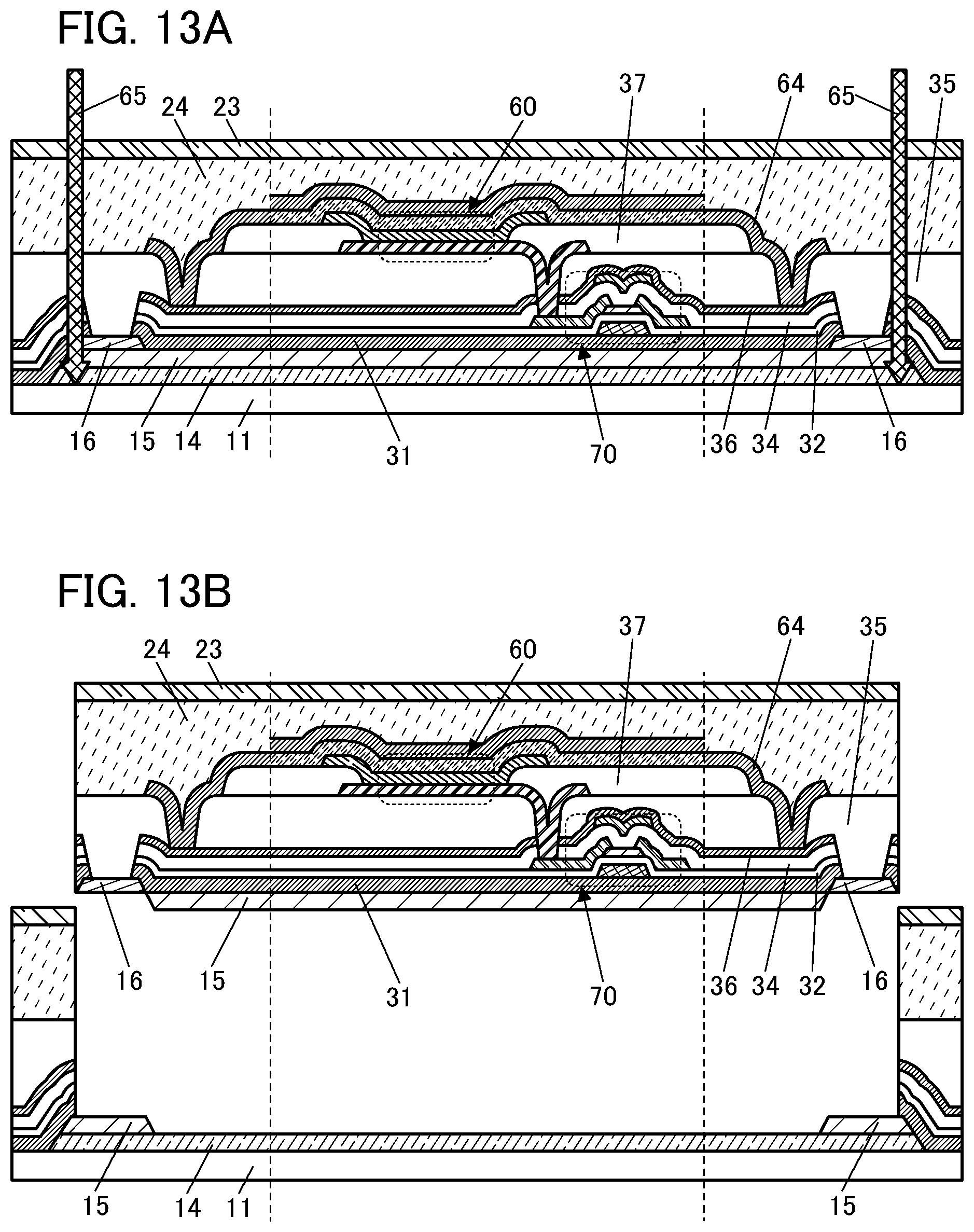 Patent US12414443 Figure 13 – Light-emitting device, light-emitting module, electronic device, and manufacturing method of light-emitting device