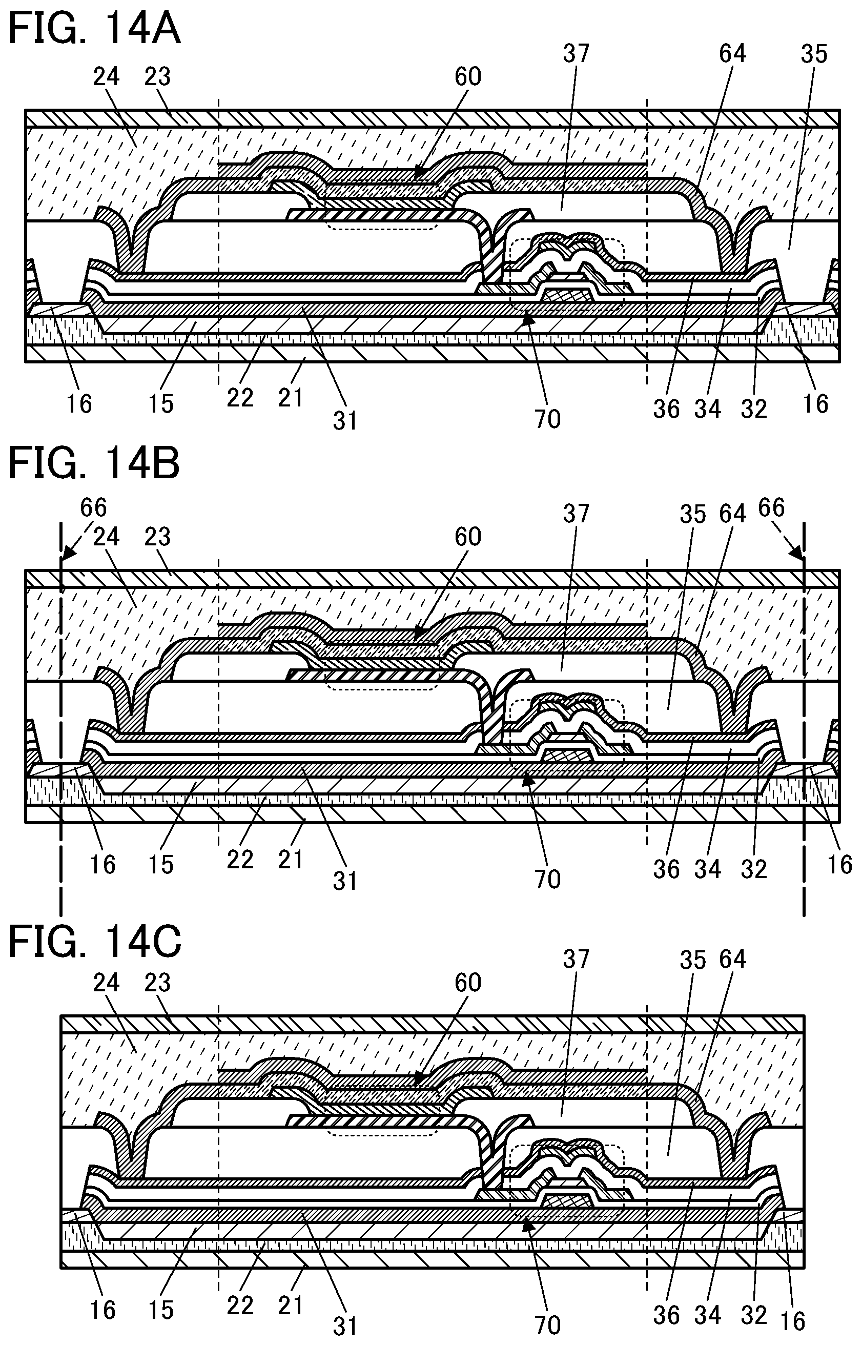 Patent US12414443 Figure 14 – Light-emitting device, light-emitting module, electronic device, and manufacturing method of light-emitting device