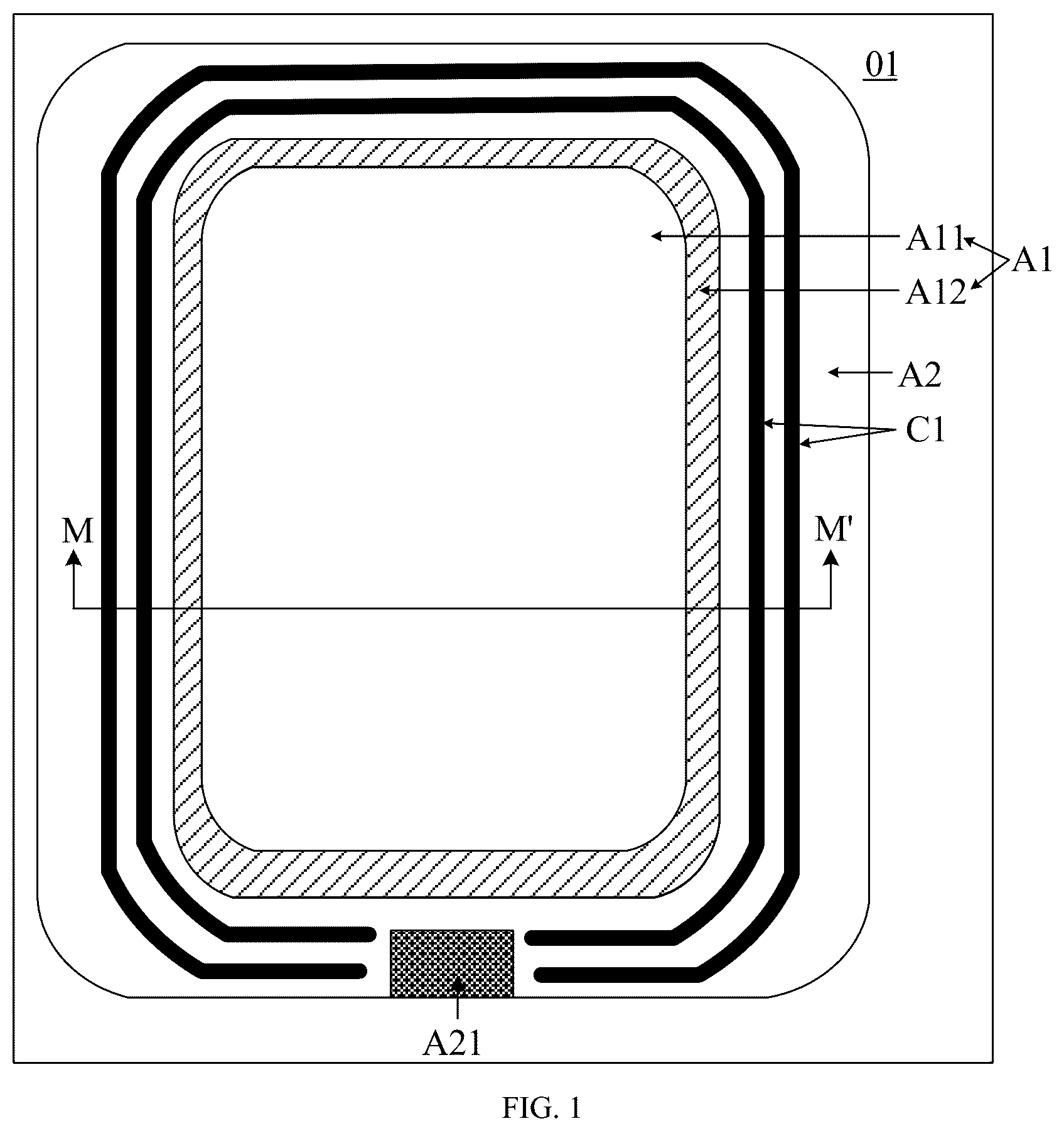 Patent US12414446 Figure 1 – Display substrate and method for manufacturing same, and display device