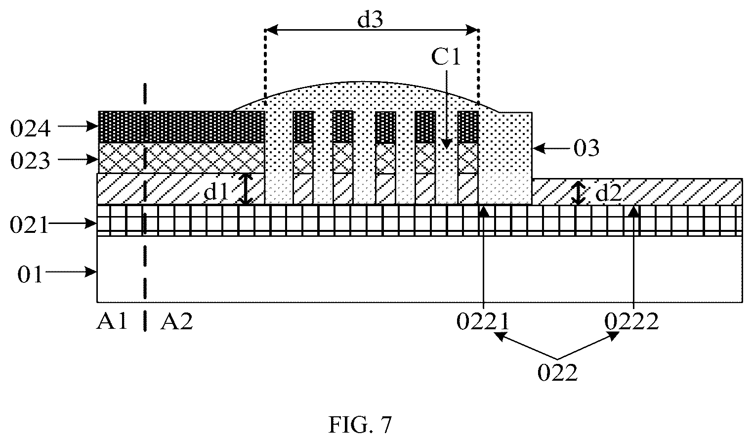Patent US12414446 Figure 4 – Display substrate and method for manufacturing same, and display device