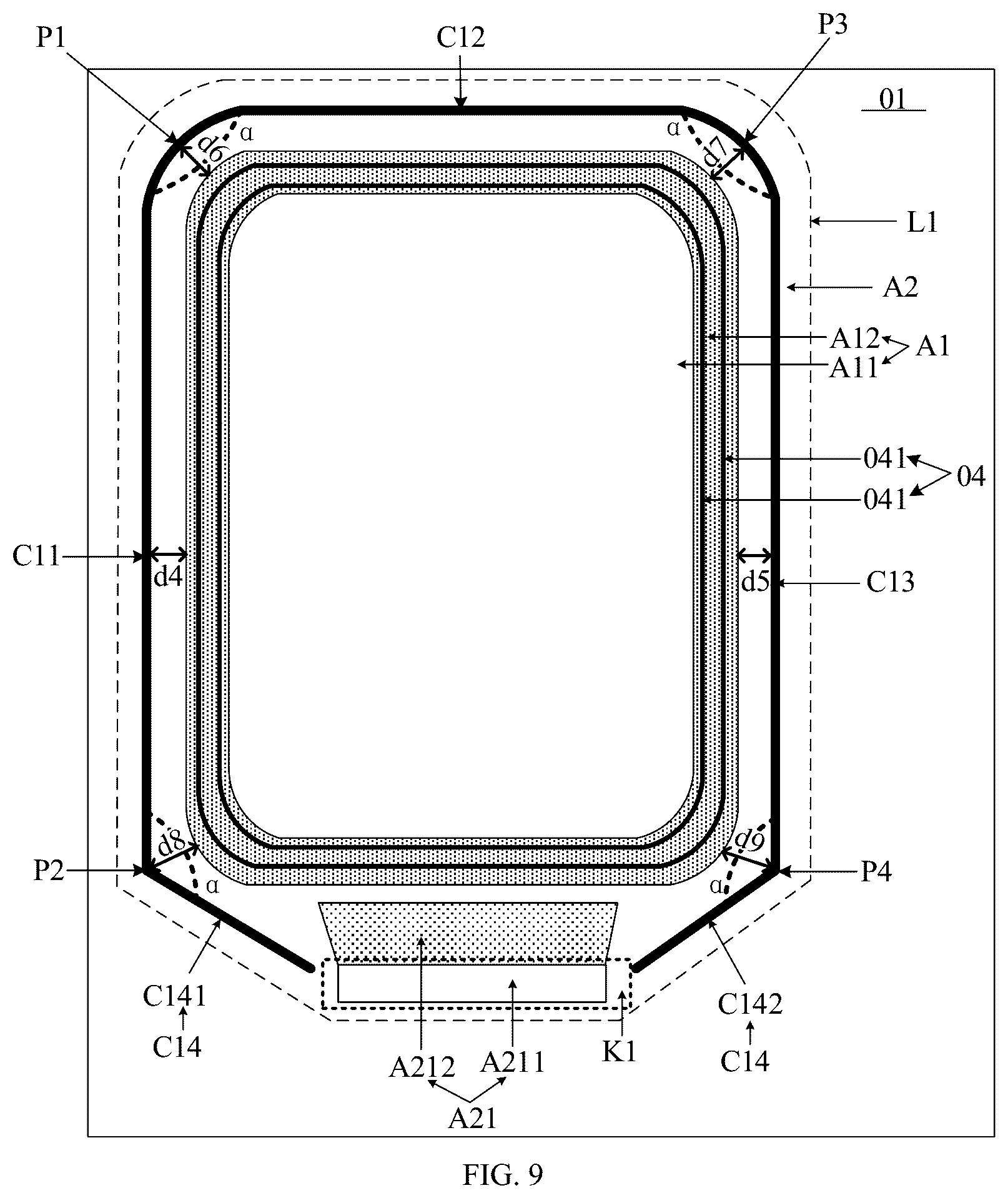 Patent US12414446 Figure 6 – Display substrate and method for manufacturing same, and display device