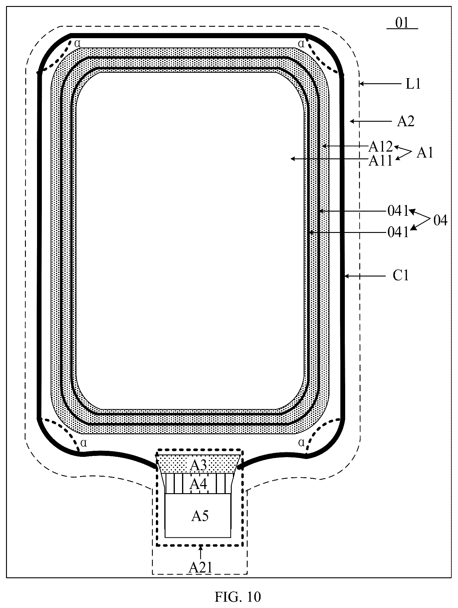 Patent US12414446 Figure 7 – Display substrate and method for manufacturing same, and display device