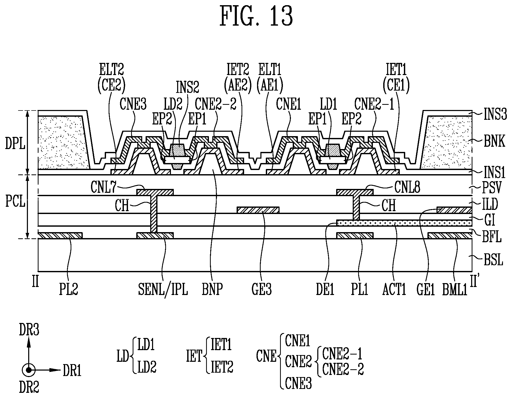 Patent US12414447 Figure 13 – Display device