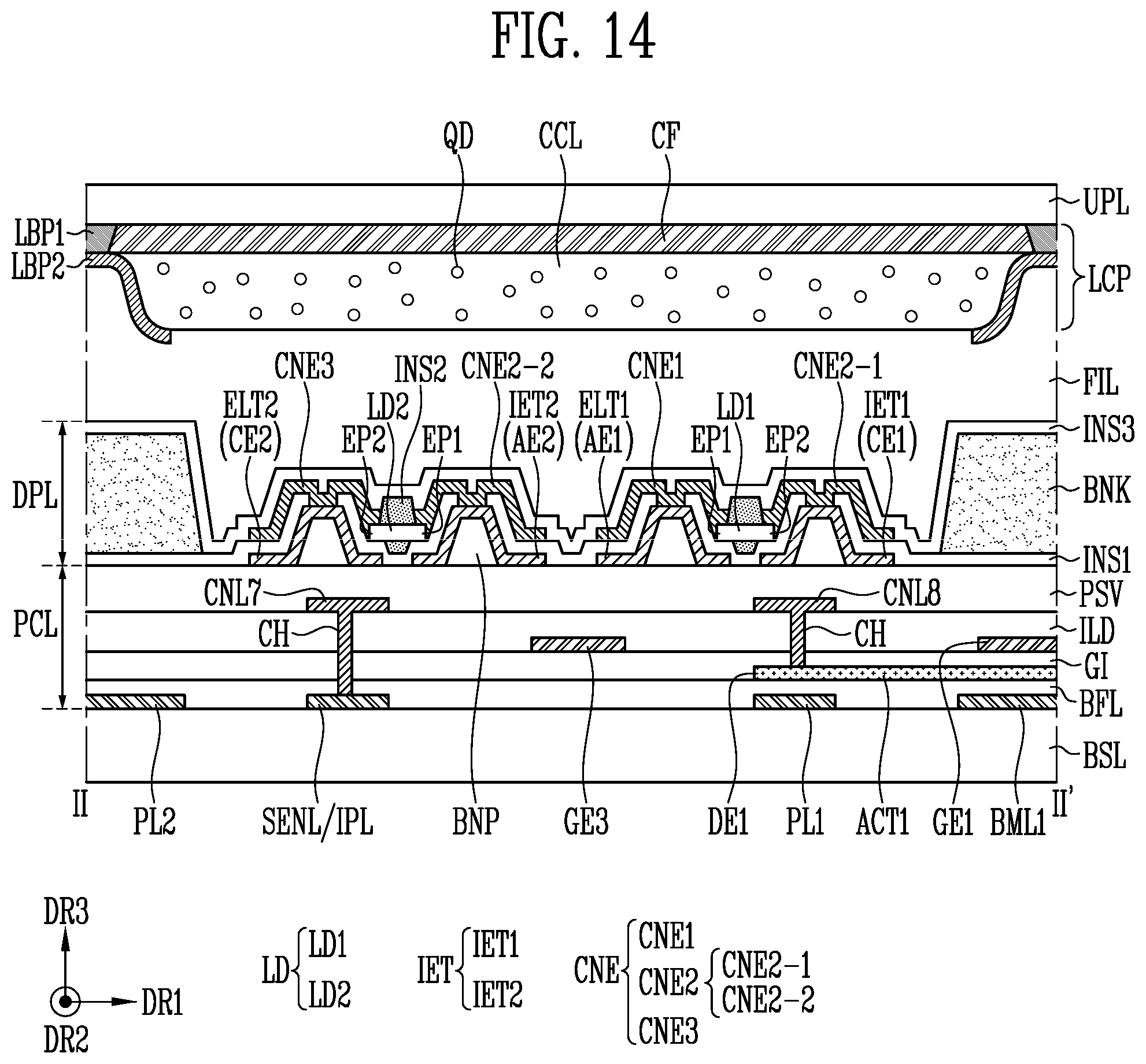 Patent US12414447 Figure 14 – Display device