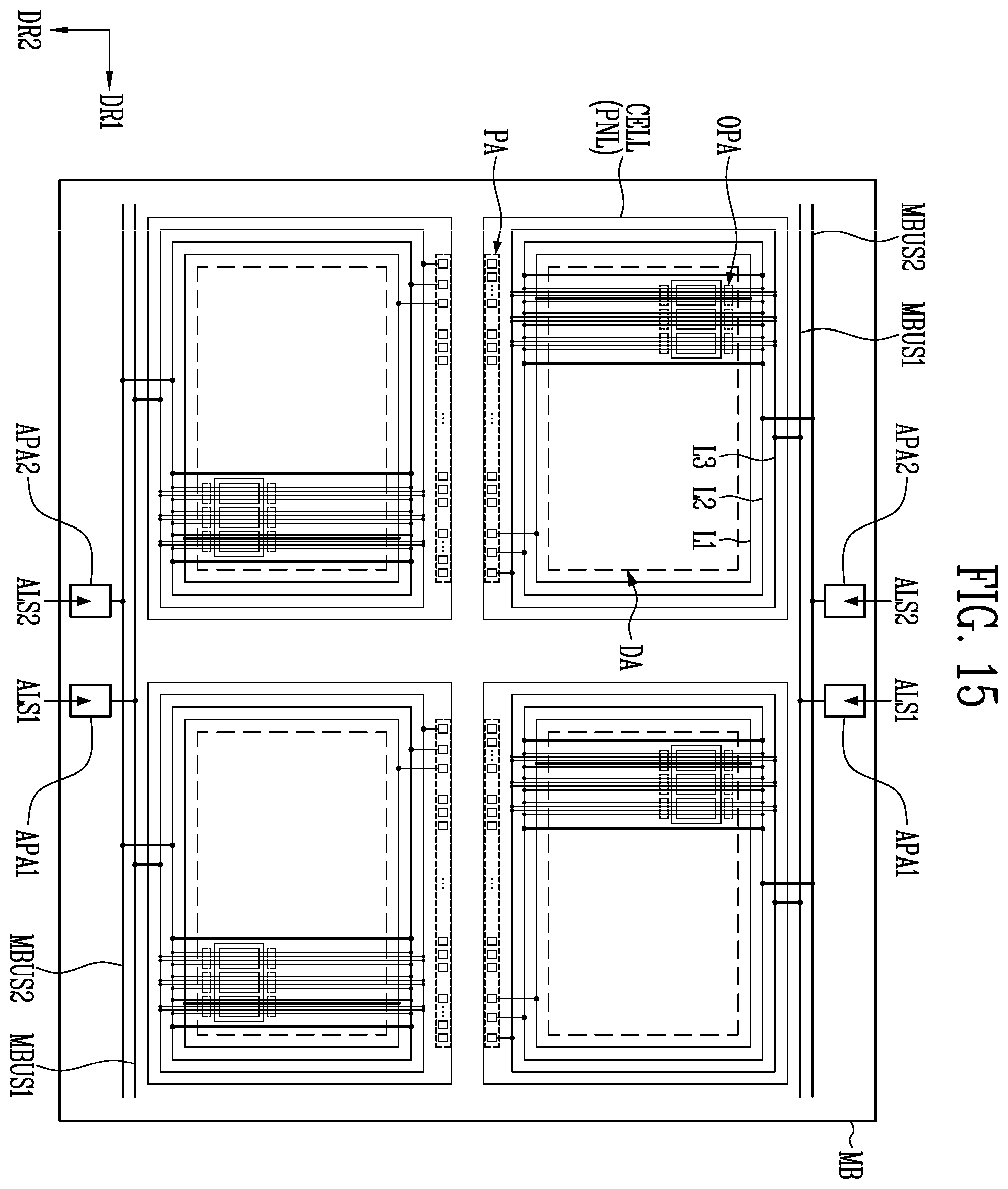 Patent US12414447 Figure 15 – Display device