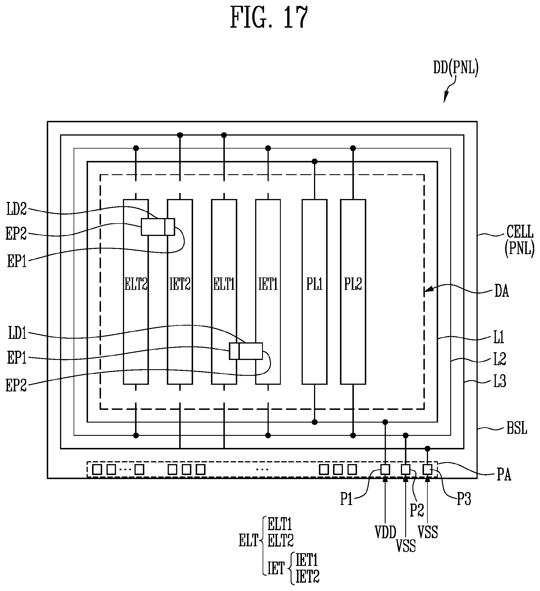 Patent US12414447 Figure 17 – Display device