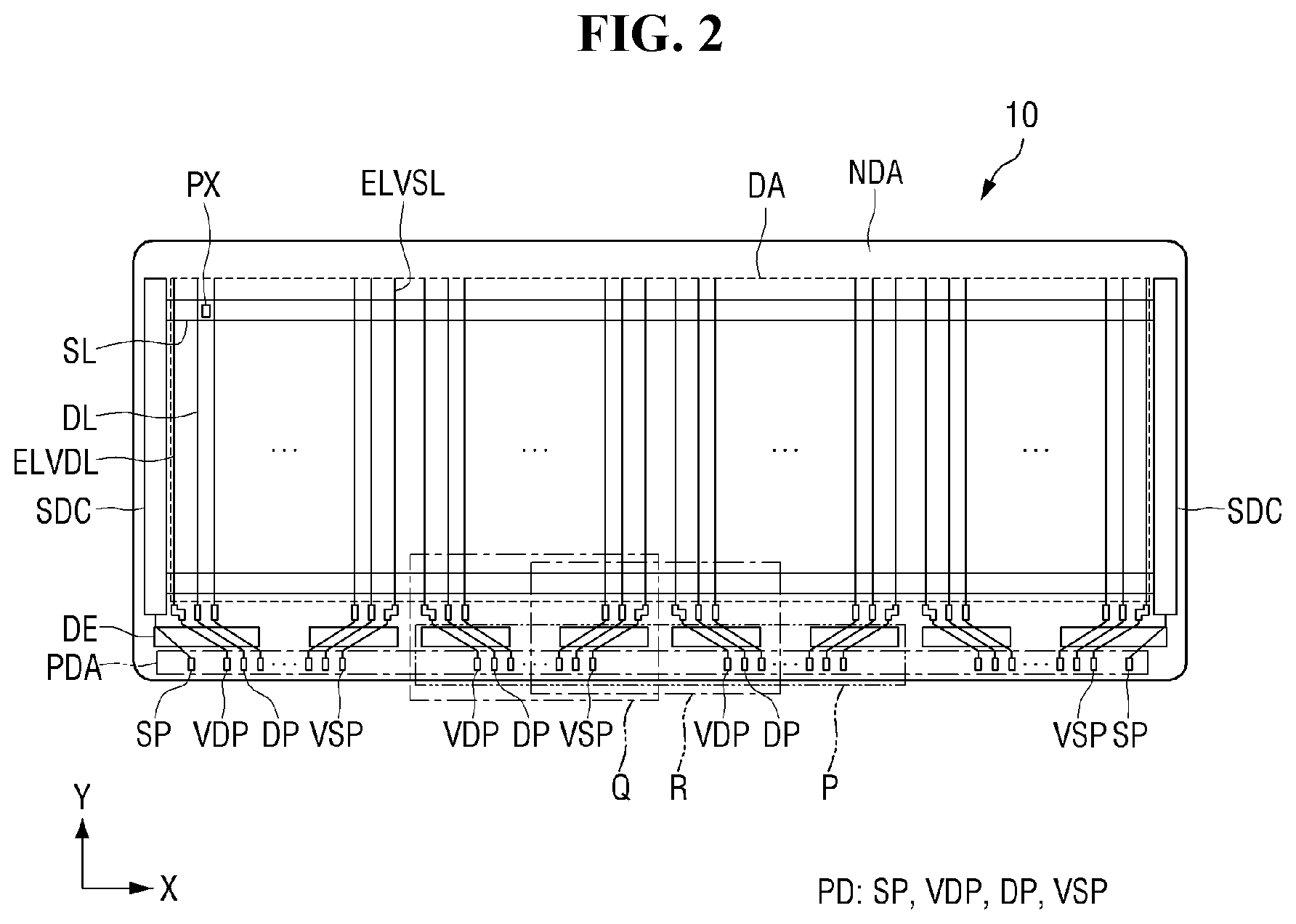 Patent US12414448 Figure 2 – Display device