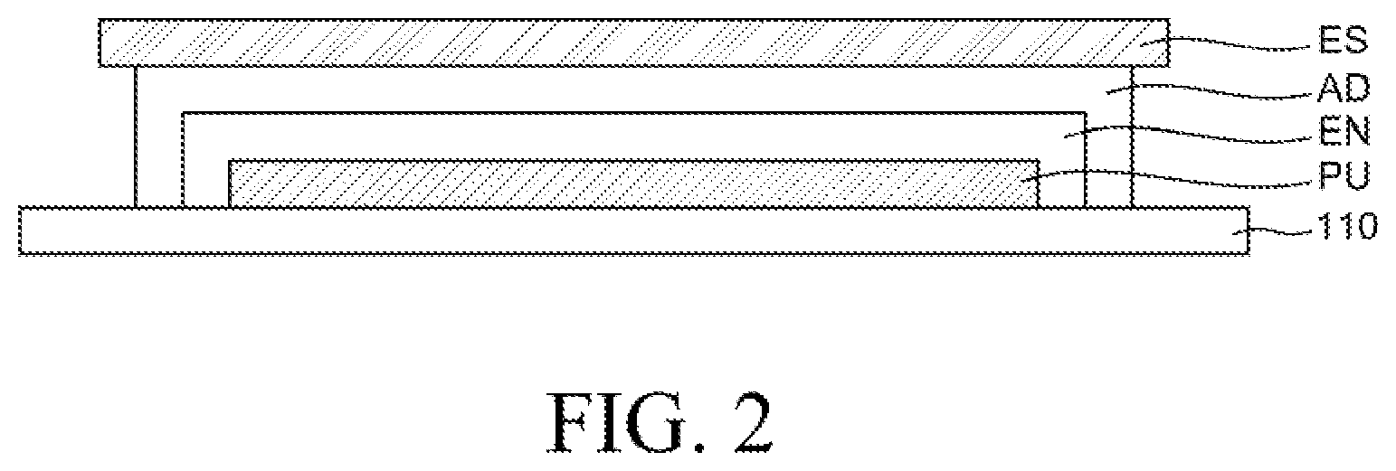Patent US12414449 Figure 2 – Display device comprising a contact hole that contacts multiple layers