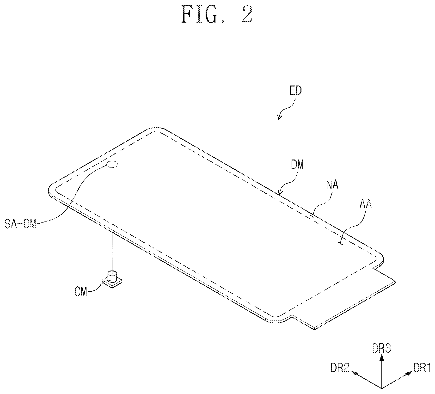 Patent US12414455 Figure 2 – Electronic device