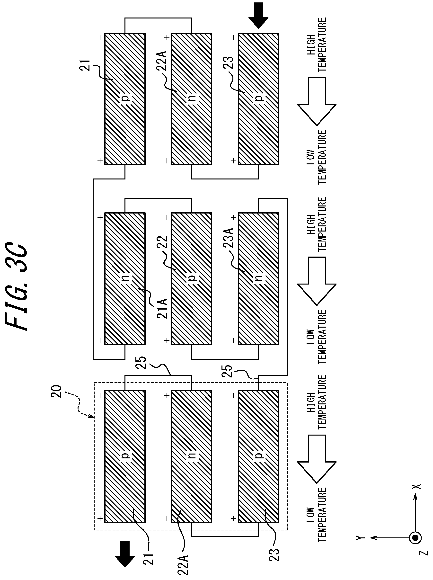 Patent US12414465 Figure 7 – Thermoelectric conversion module