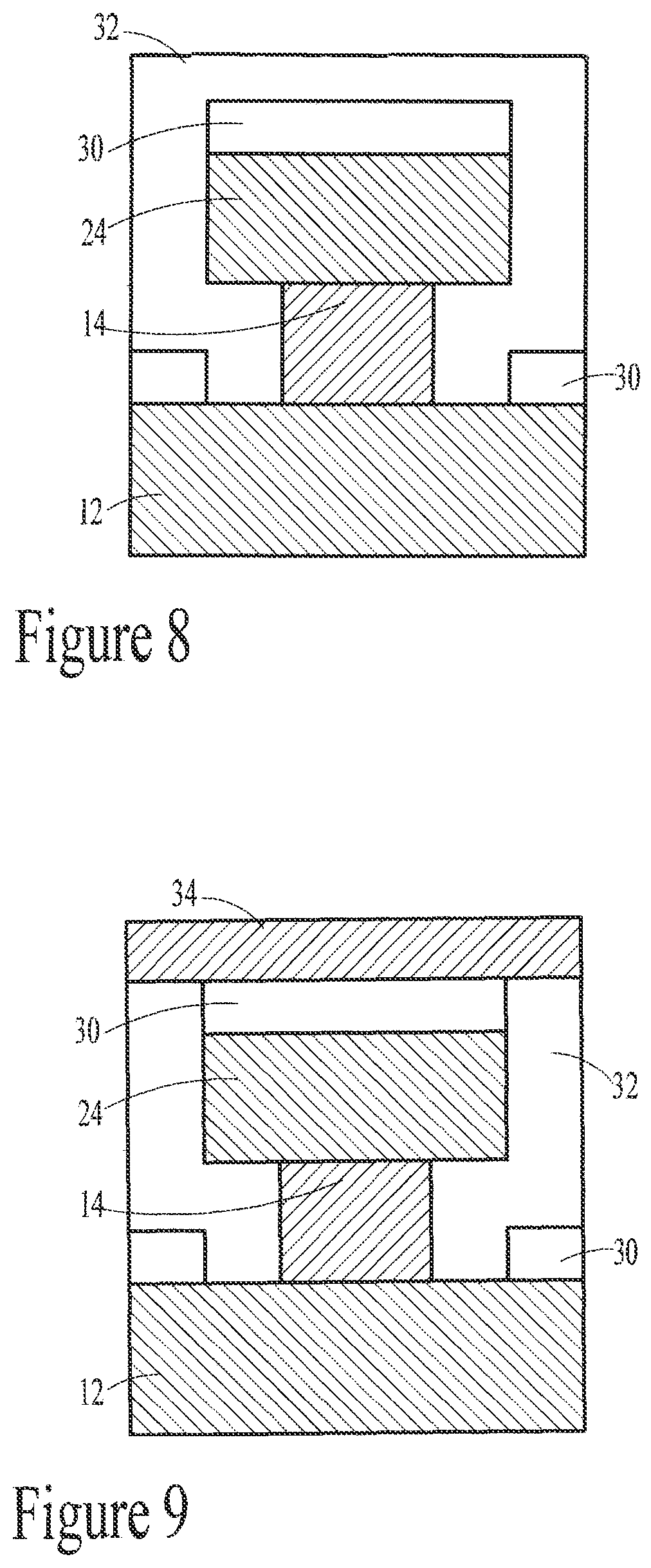 Patent US12414479 Figure 3 – Sub 60nm etchless MRAM devices by ion beam etching fabricated T-shaped bottom electrode