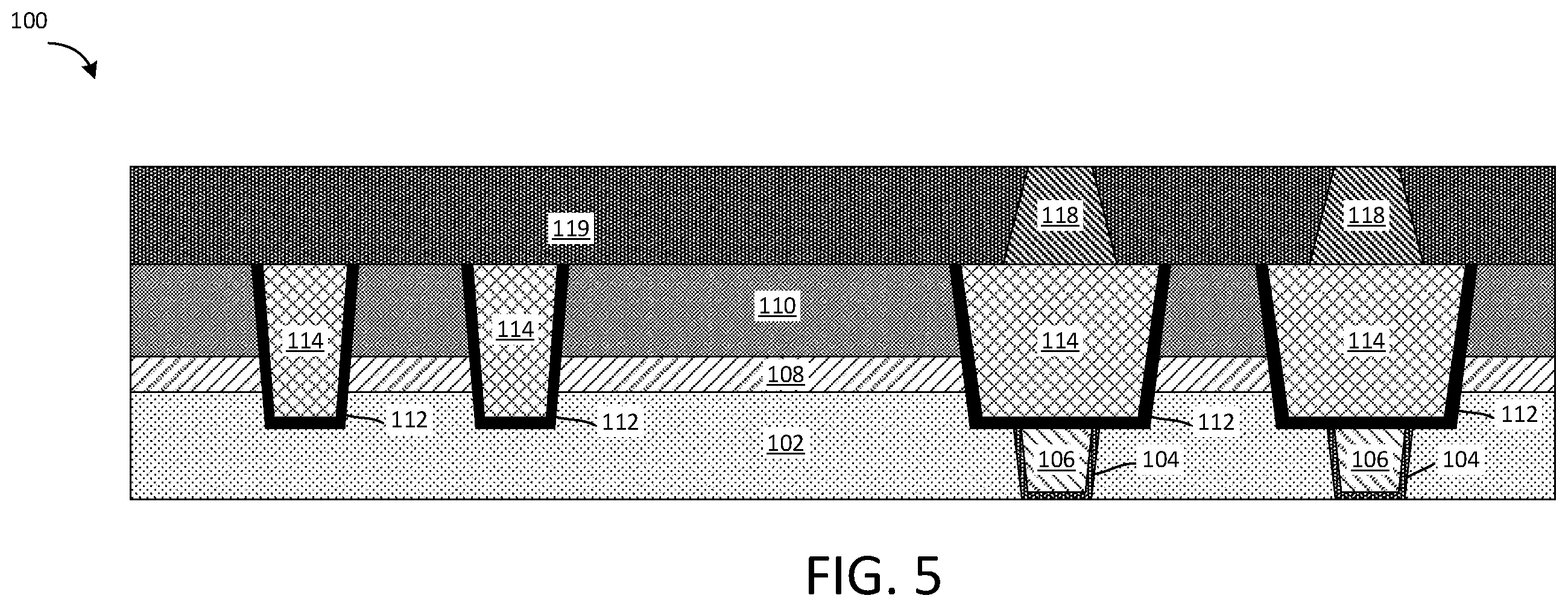 Patent US12414480 Figure 3 – MRAM bottom electrode contact with taper profile