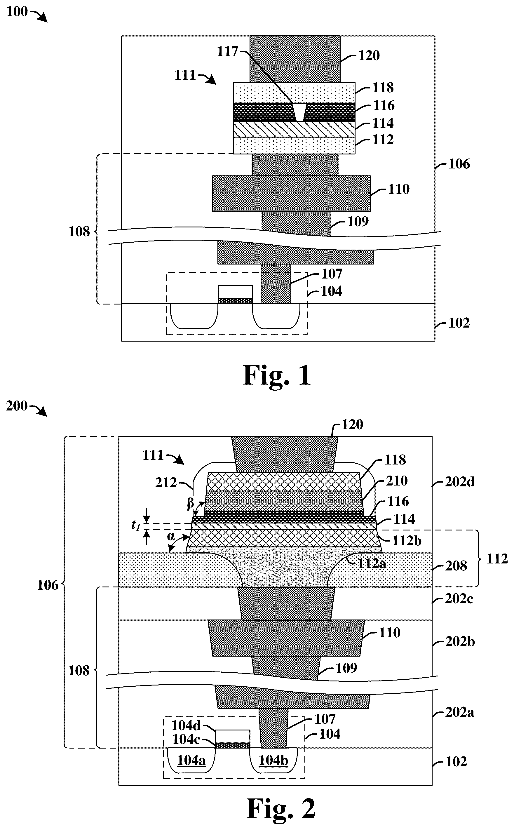 Patent US12414484 Figure 1 – RRAM structure