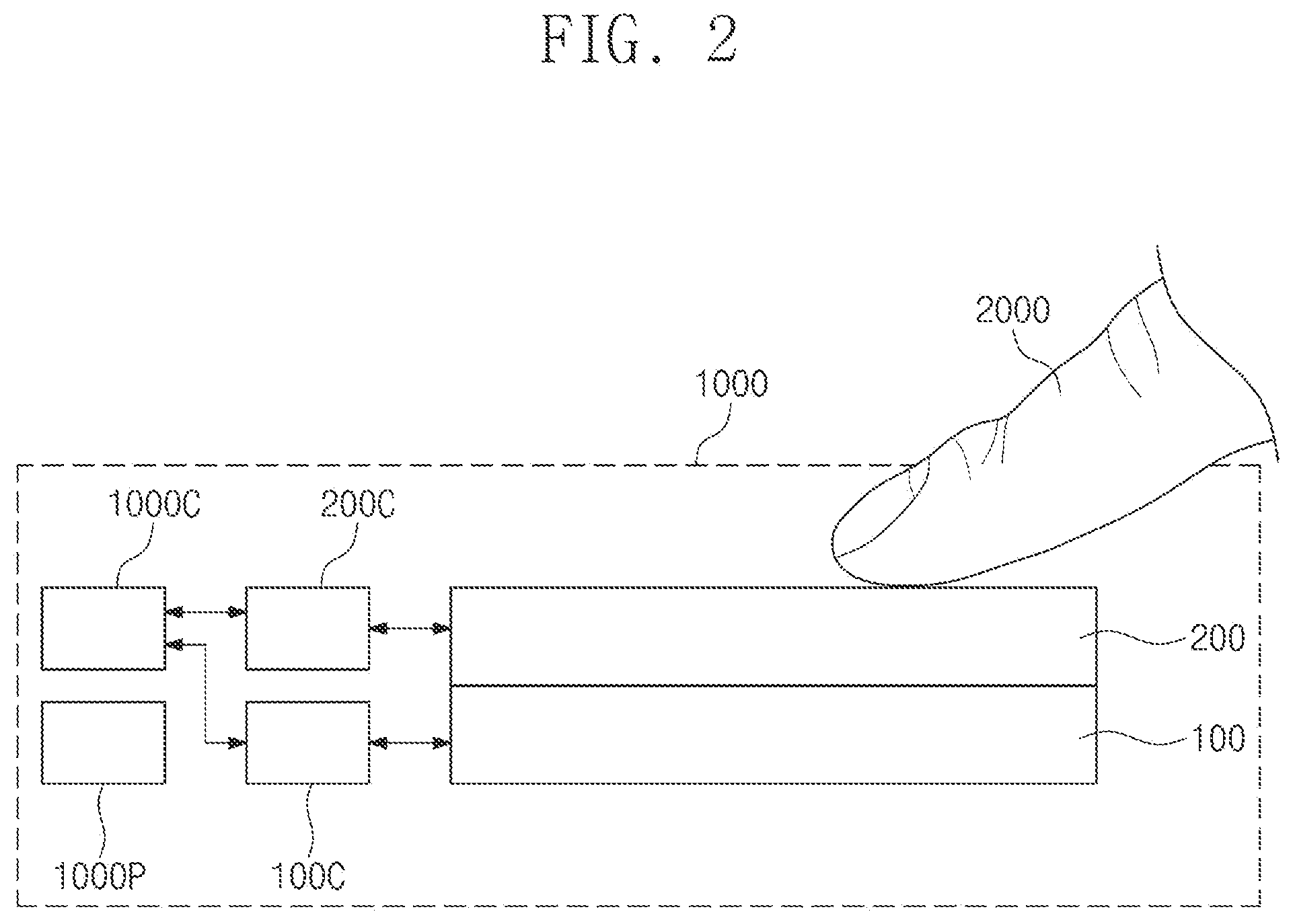 Patent US12417002 Figure 2 – Electronic device