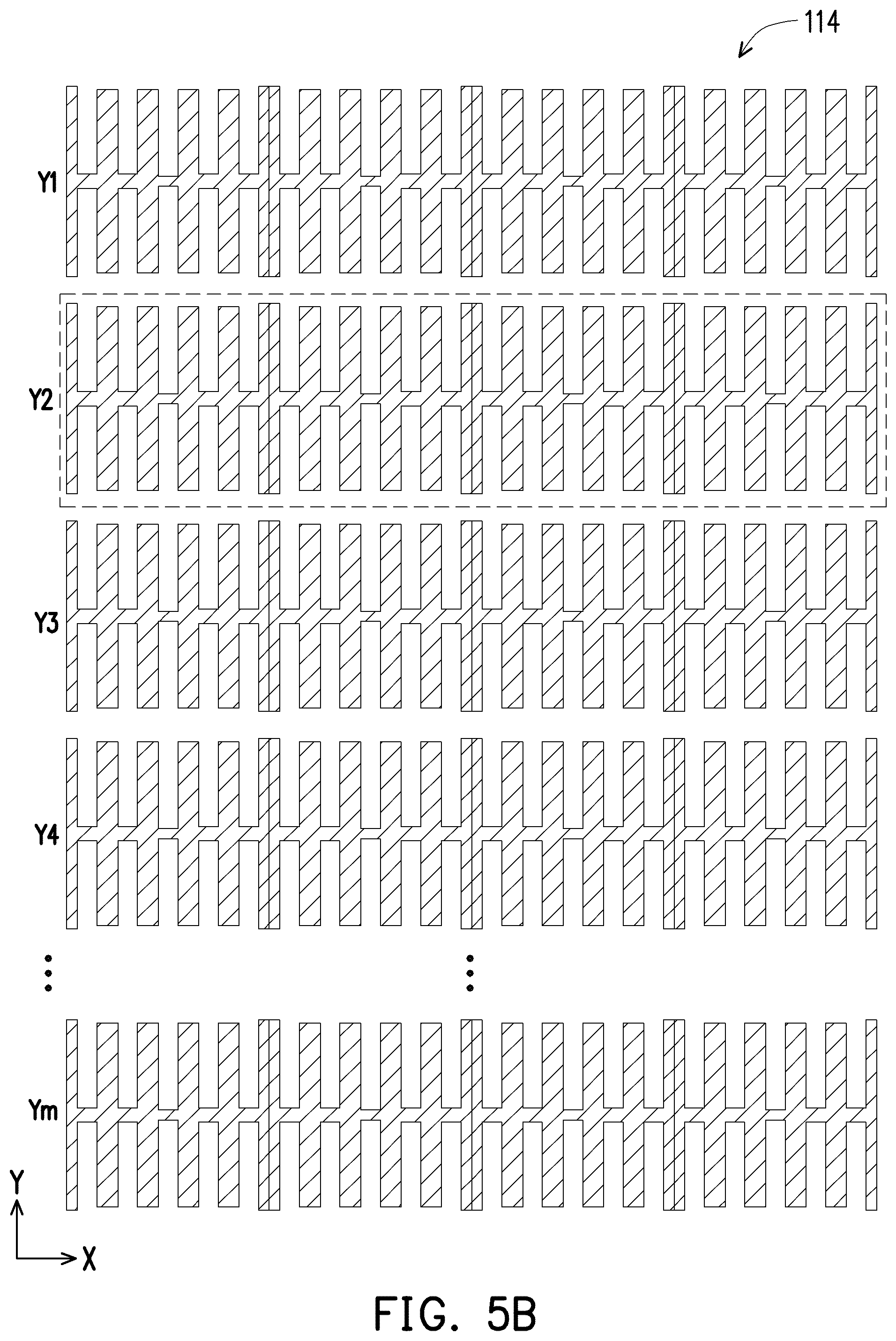 Patent US12417005 Figure 7 – Touch panel with well-designed touch pattern
