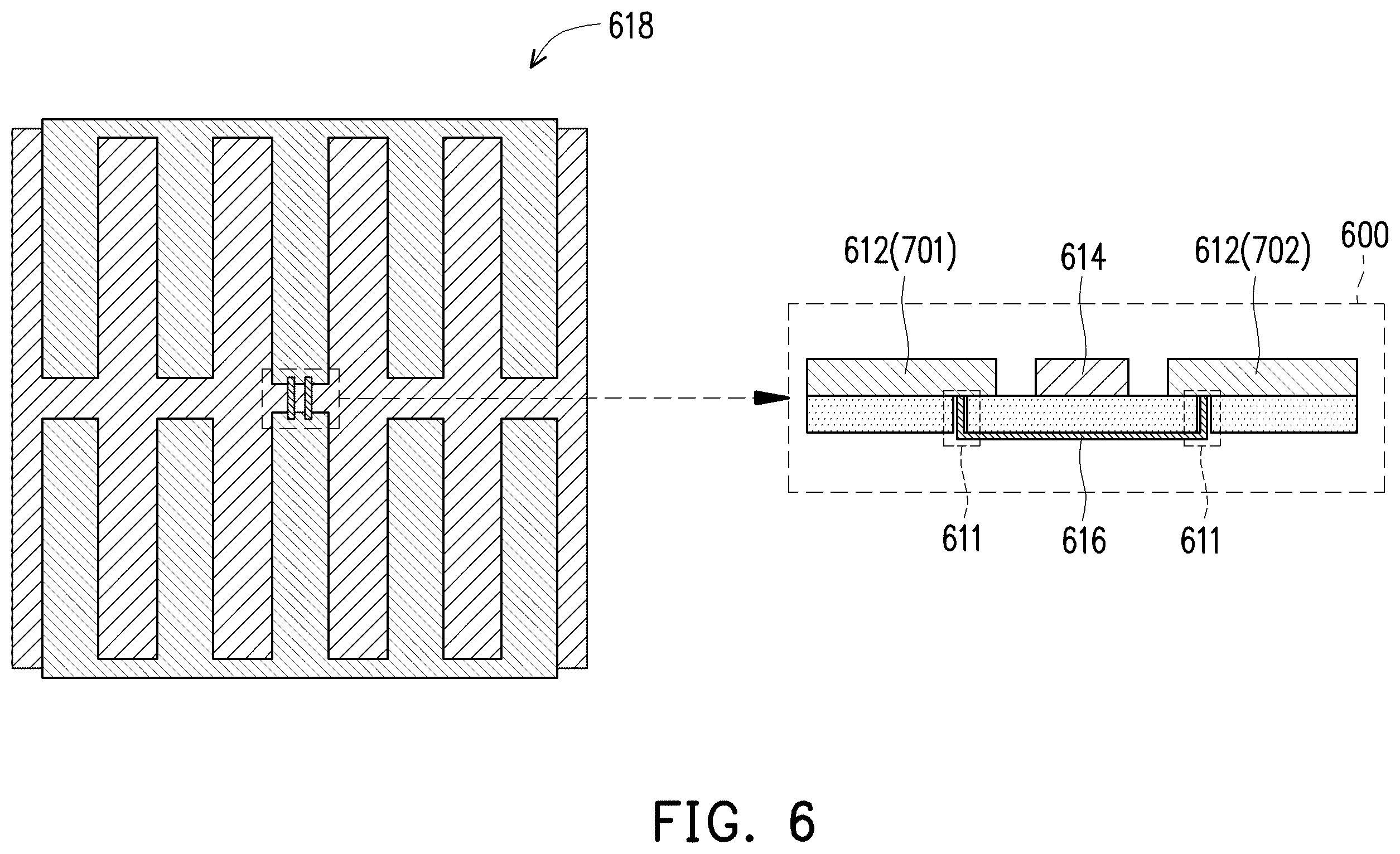 Patent US12417005 Figure 8 – Touch panel with well-designed touch pattern