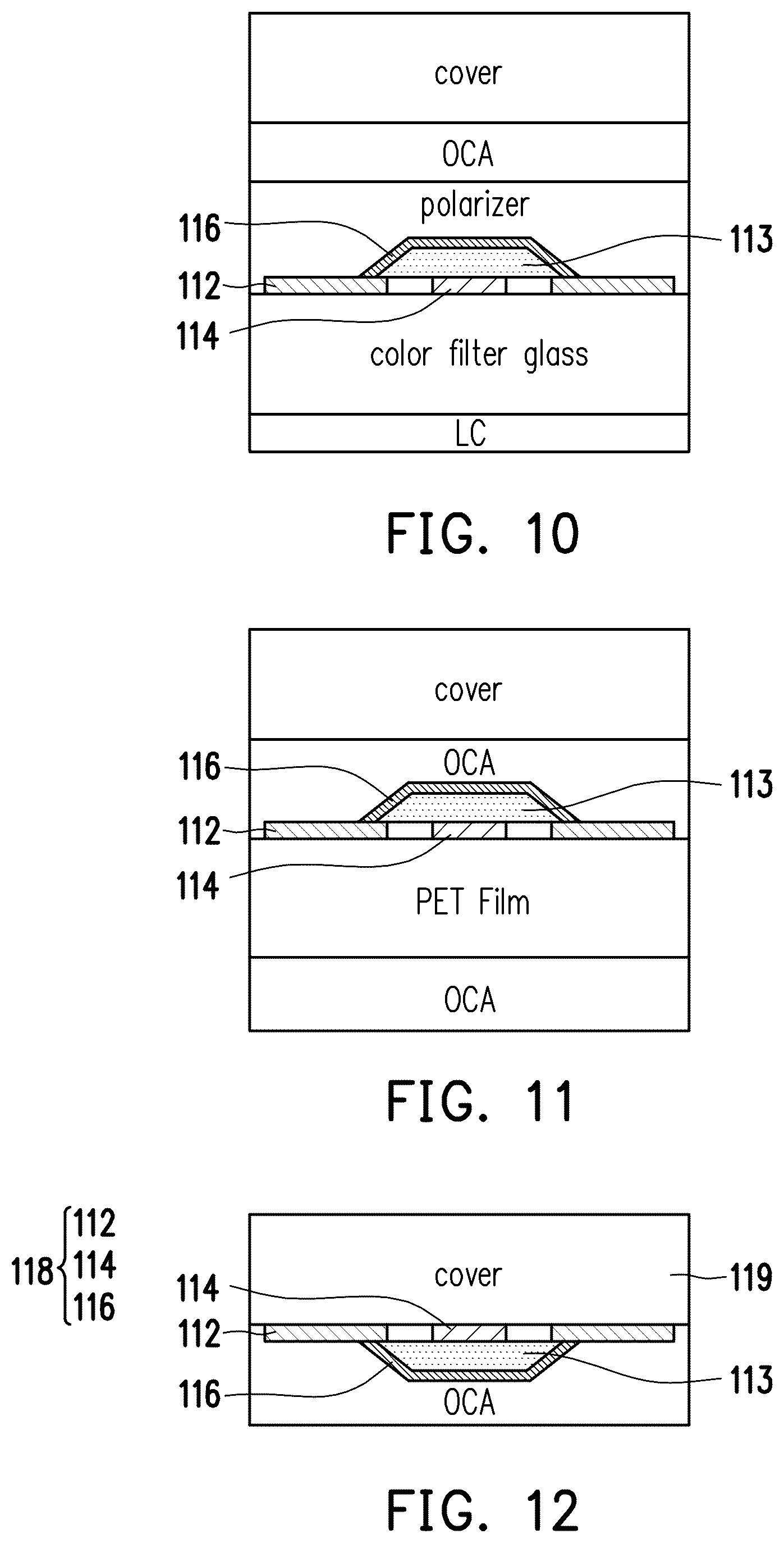 Patent US12417005 Figure 11 – Touch panel with well-designed touch pattern