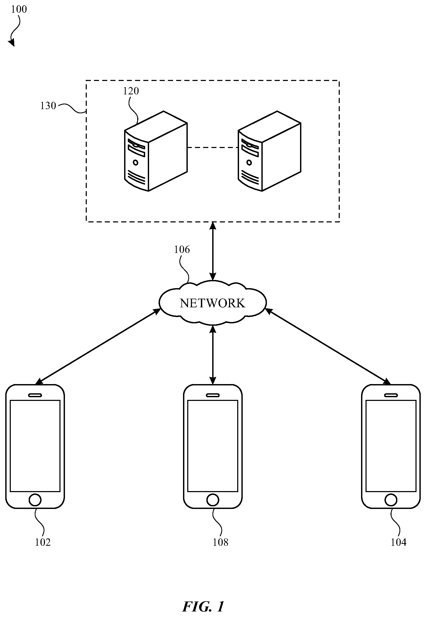Patent US12417006 — Privacy-preserving sharing attribution for electronic devices — Figure 1