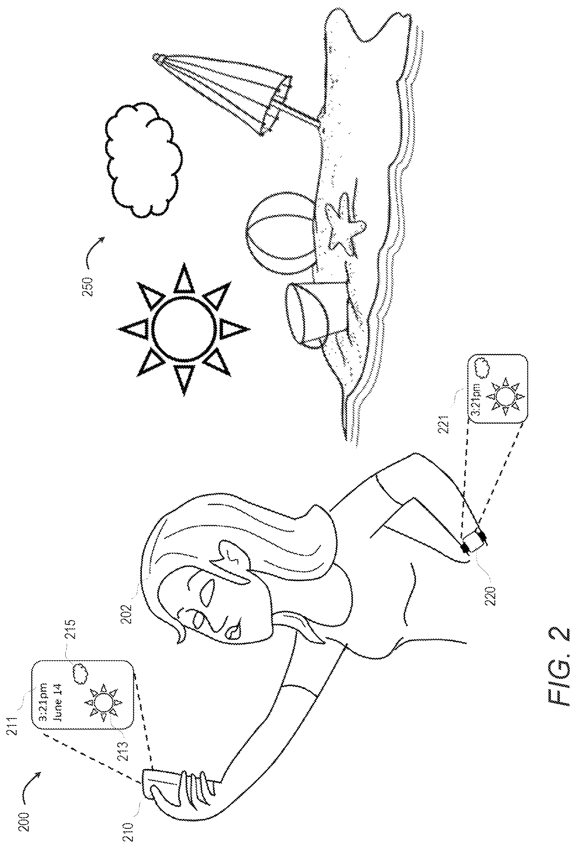 Patent US12417007 Figure 2 – Electronic device display screen customization based on image information