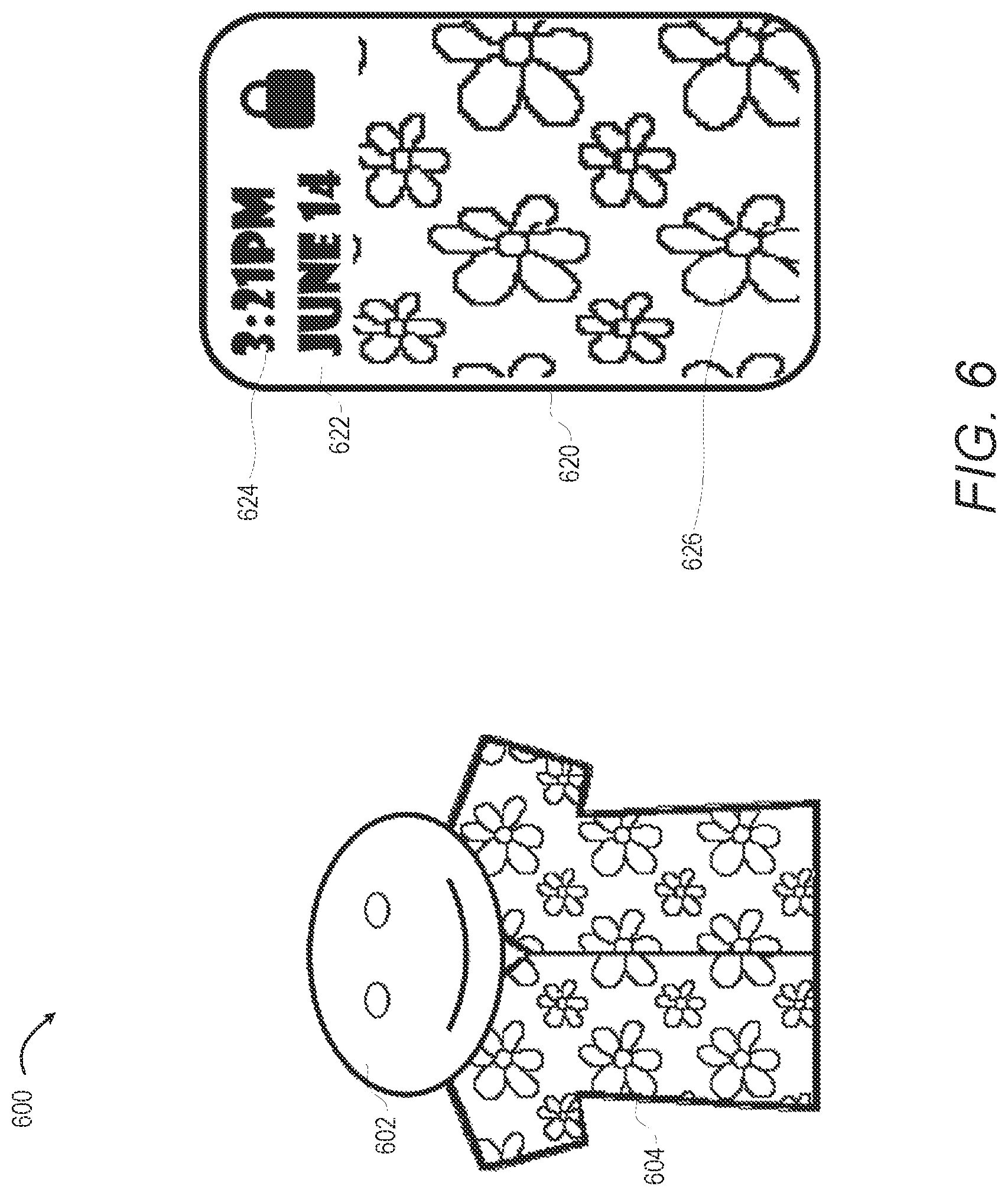 Patent US12417007 Figure 6 – Electronic device display screen customization based on image information