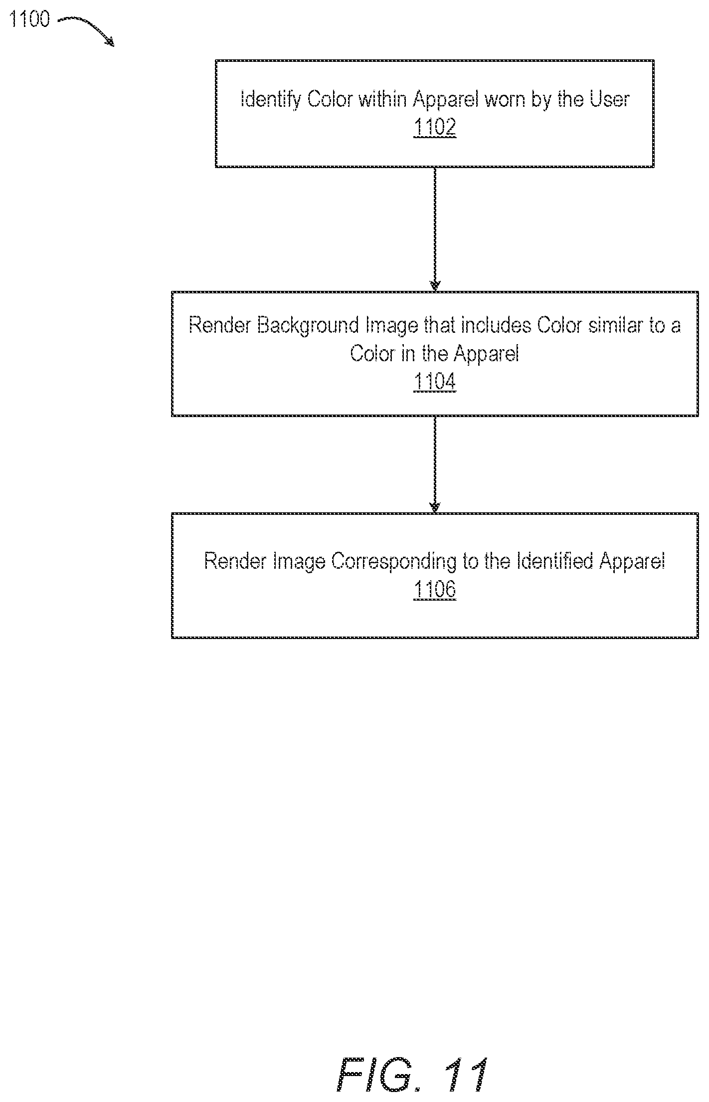 Patent US12417007 Figure 11 – Electronic device display screen customization based on image information