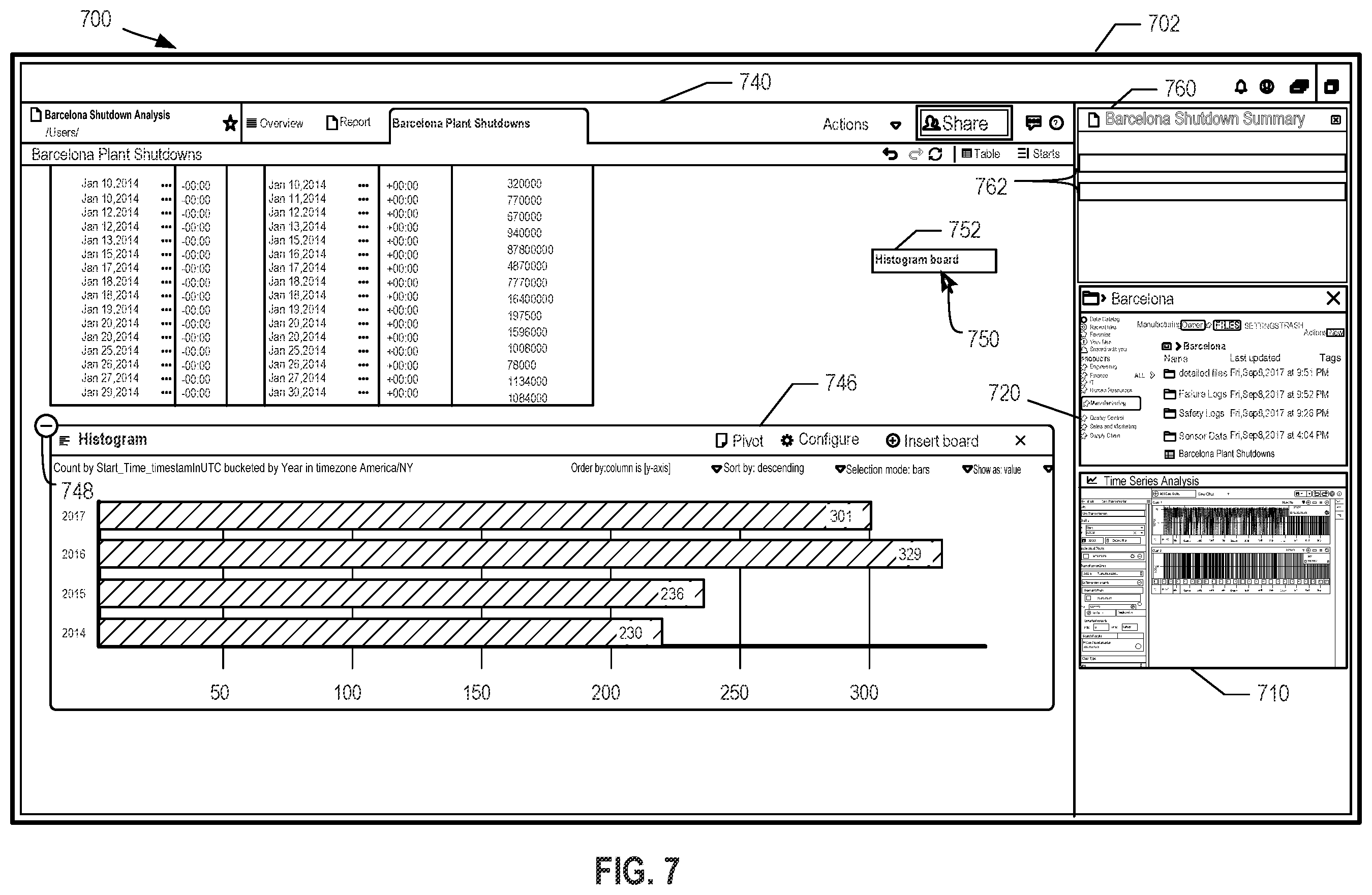 Patent US12417011 Figure 7 – Graphical user interface system