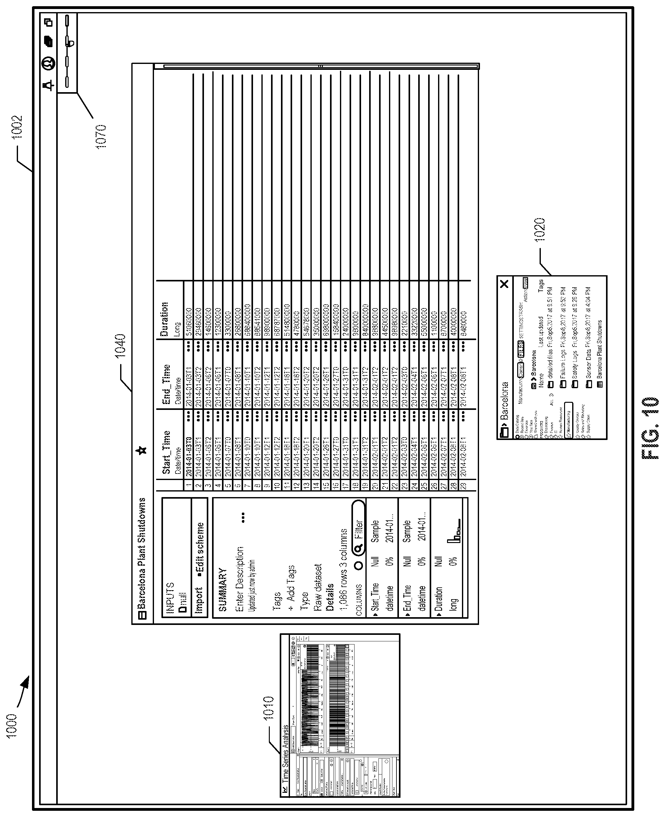 Patent US12417011 Figure 10 – Graphical user interface system
