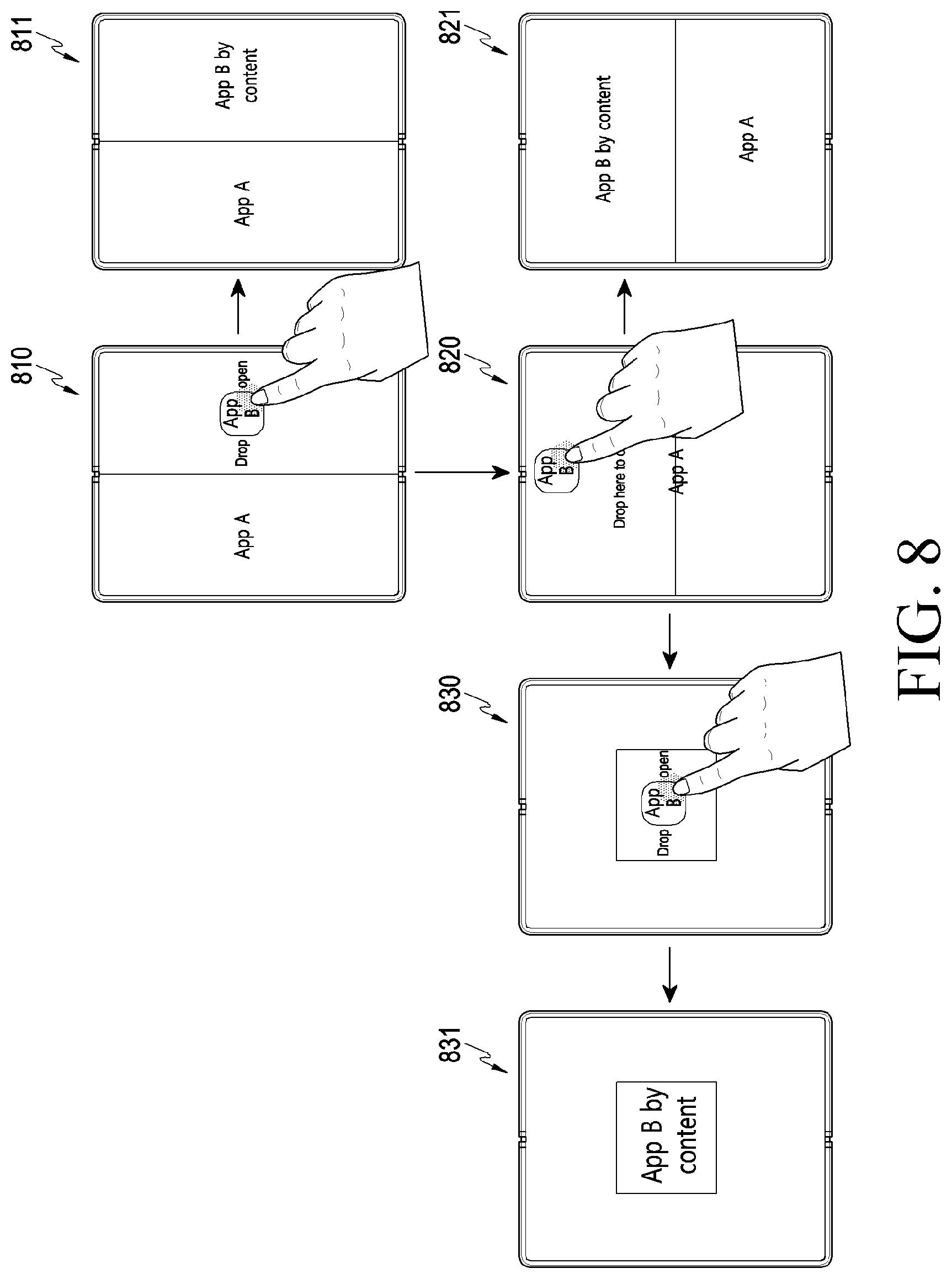 Patent US12417012 Figure 9 – Electronic device supporting multiple windows and method of controlling the same