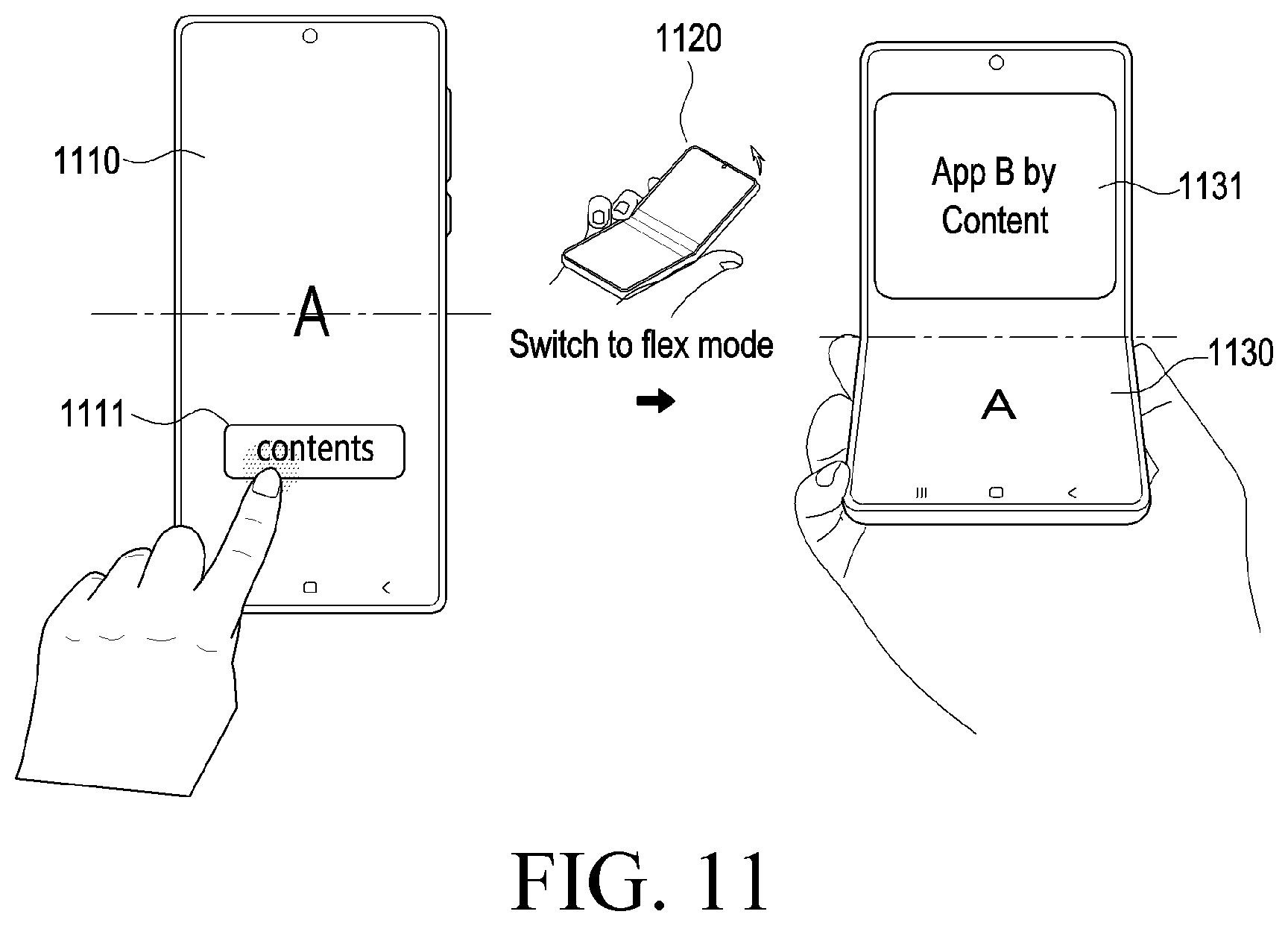 Patent US12417012 Figure 12 – Electronic device supporting multiple windows and method of controlling the same
