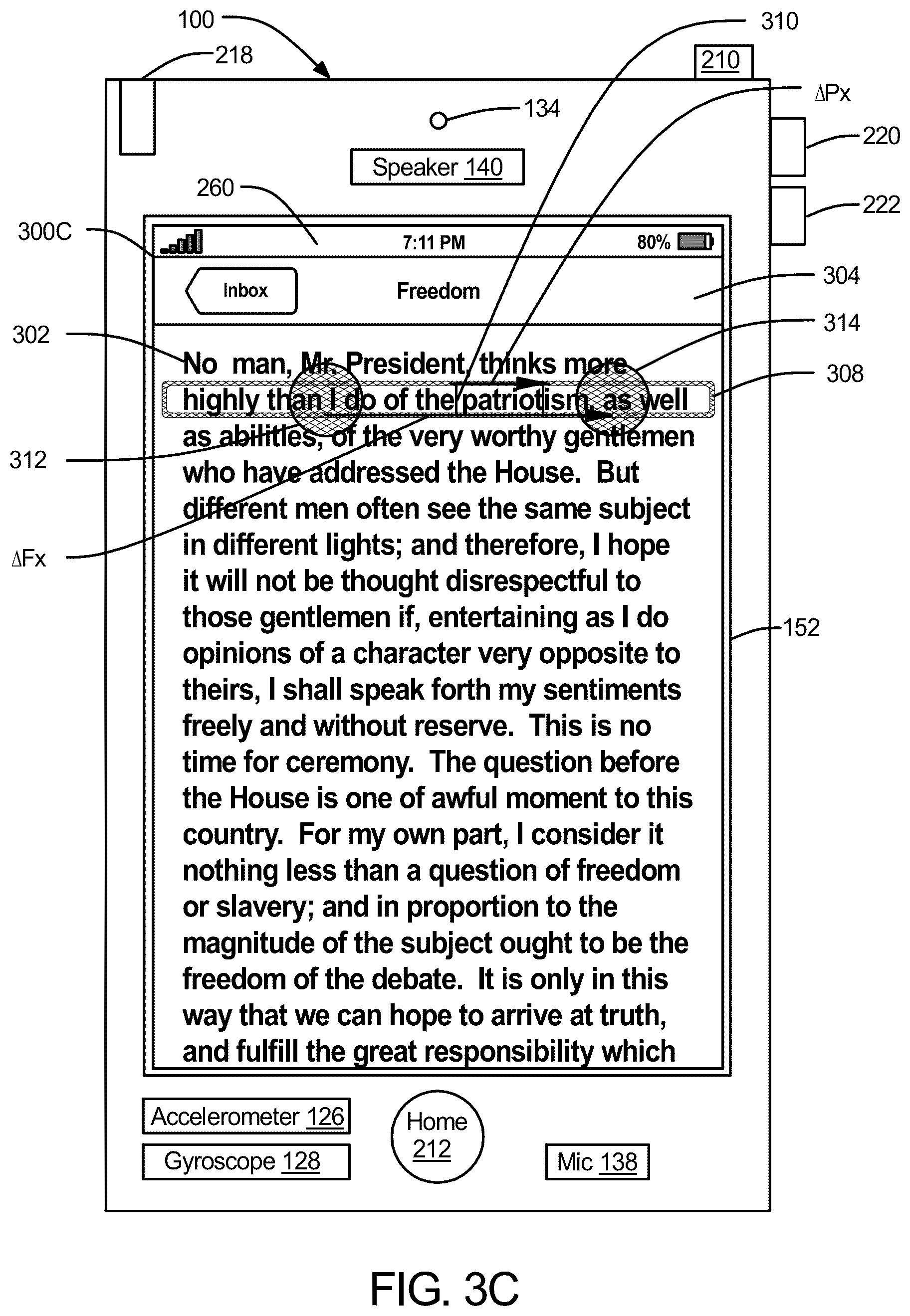 Patent US12417013 Figure 7 – Methods and graphical user interfaces for pointing and editing on computing devices with touch-sensitive displays