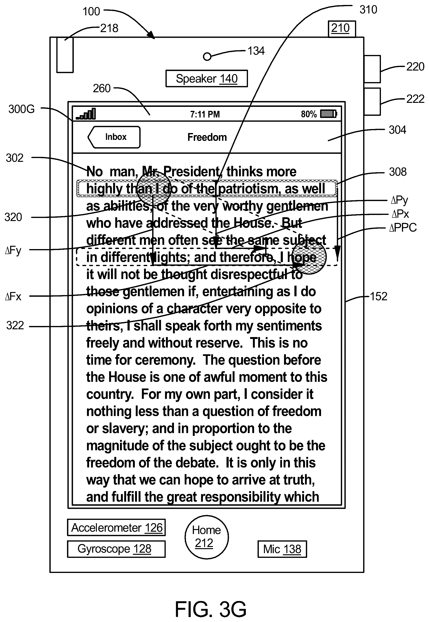 Patent US12417013 Figure 11 – Methods and graphical user interfaces for pointing and editing on computing devices with touch-sensitive displays