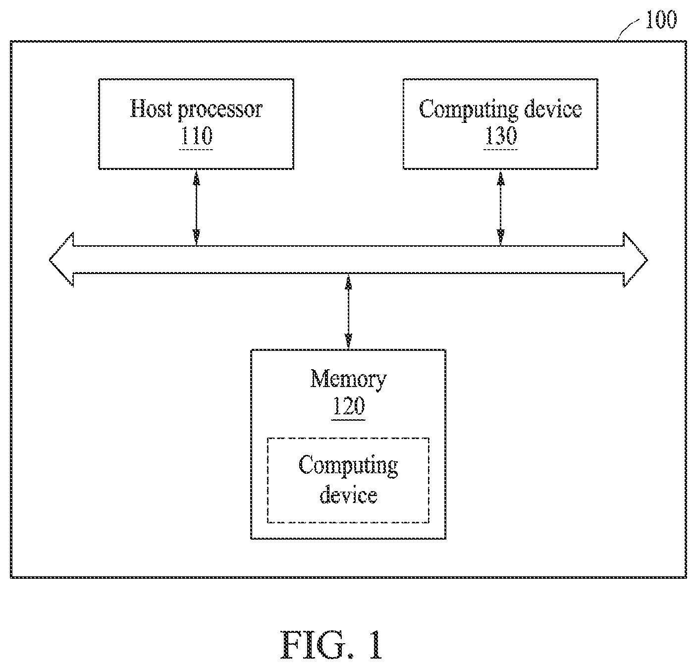Patent US12417017 Figure 1 – Electronic device and method with compressed storage format conversion