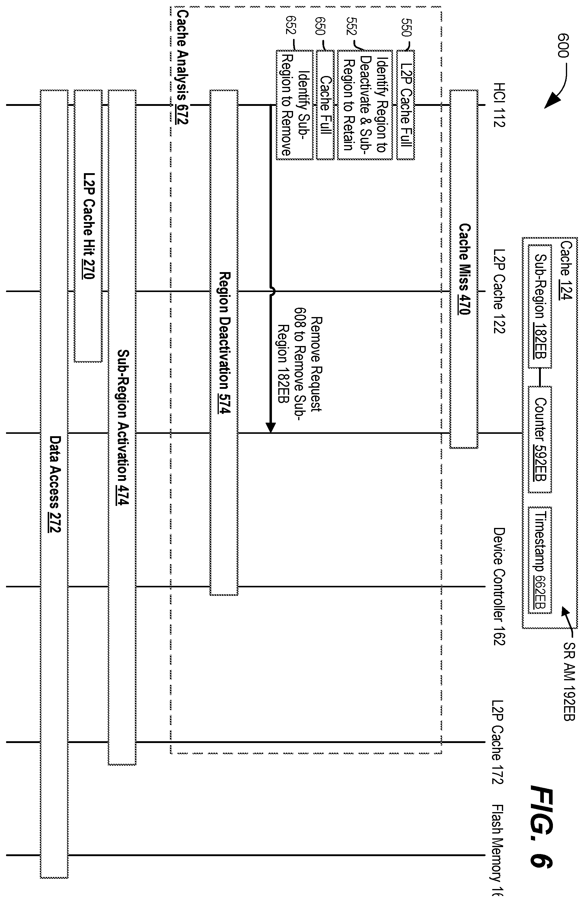 Patent US12417023 Figure 6 – Host device caching of flash memory address mappings