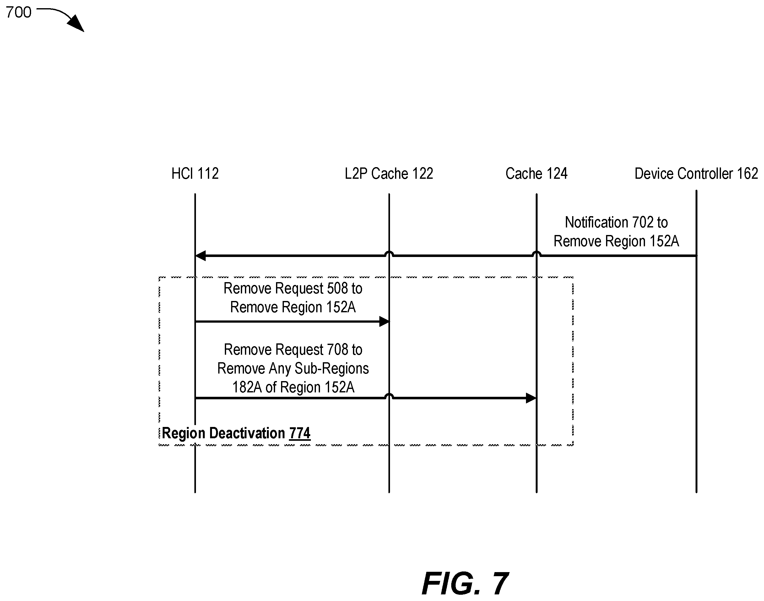 Patent US12417023 Figure 7 – Host device caching of flash memory address mappings