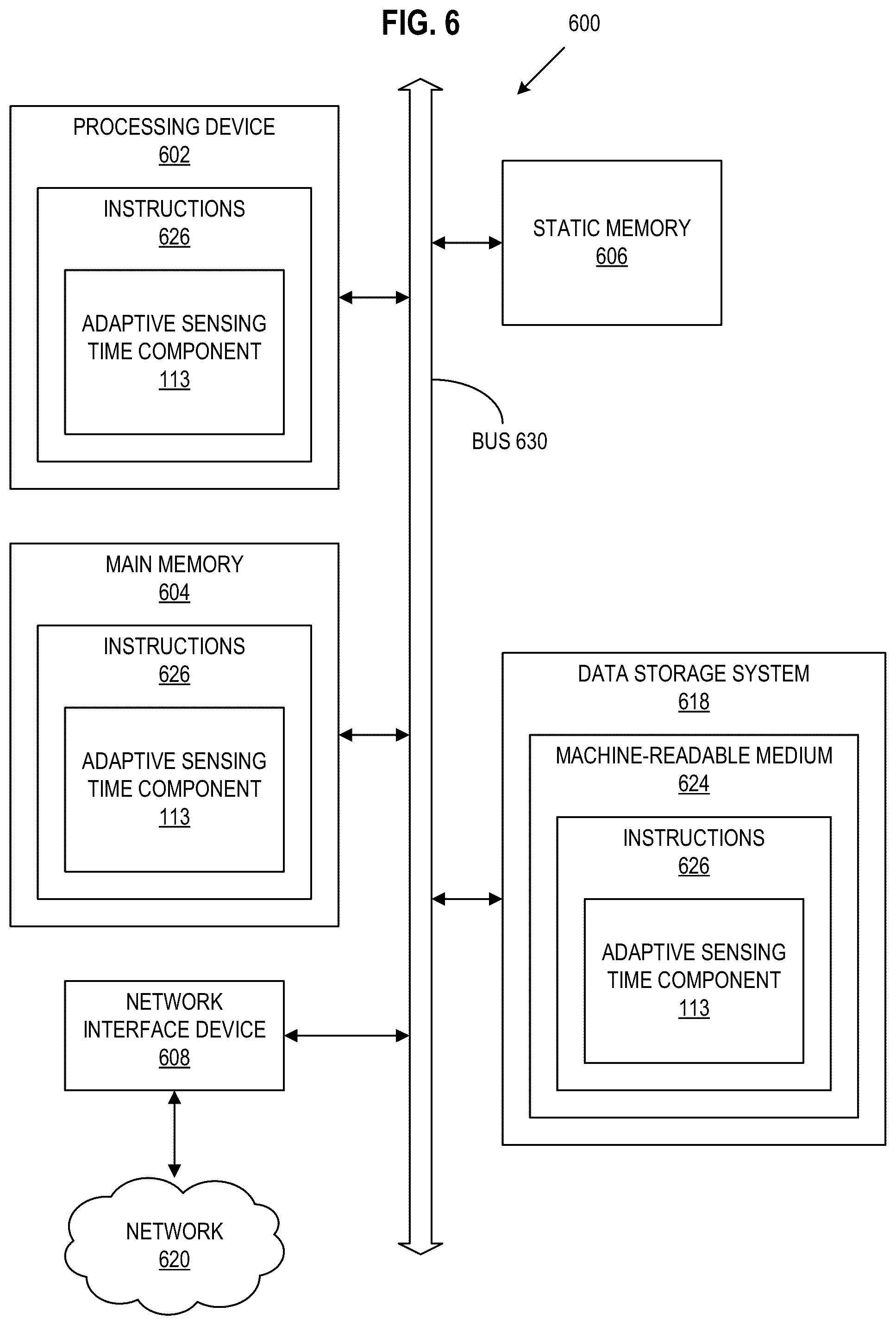 Patent US12417026 Figure 6 – Adaptive sensing time for memory operations